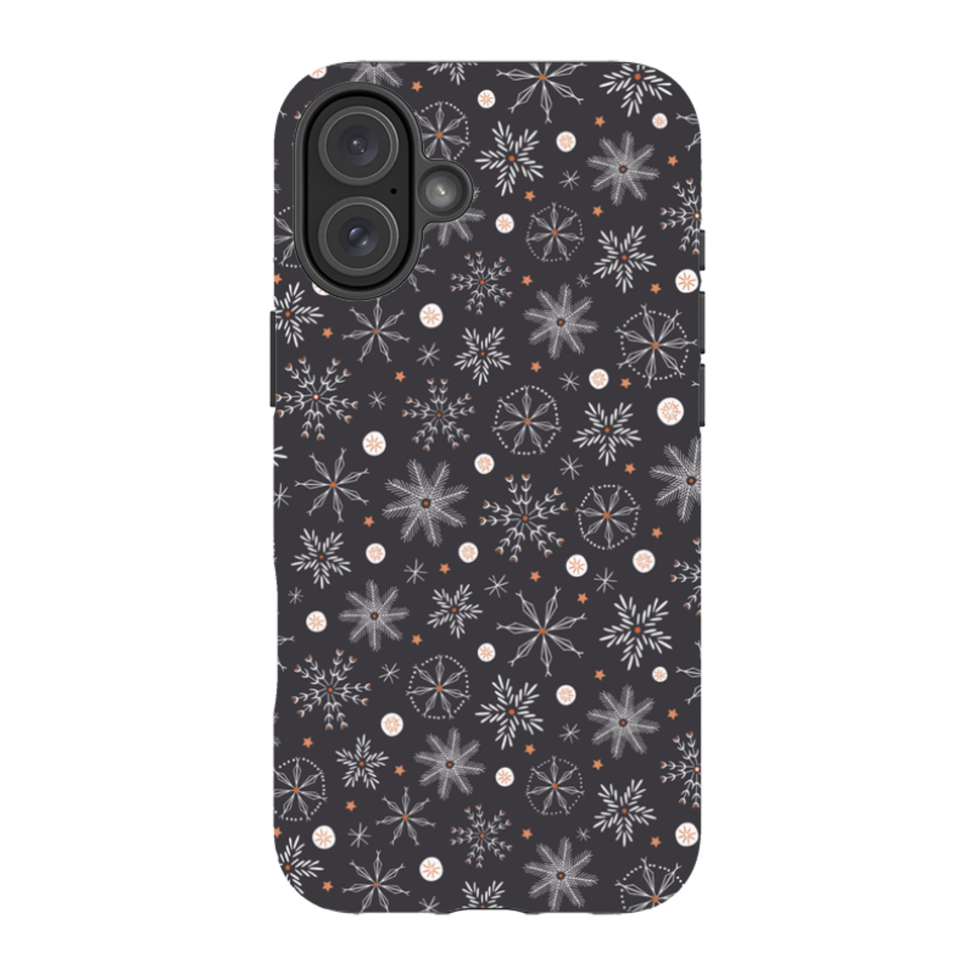 iPhone Tough Case - Christmas Snowflakes II By Ali Brookes
