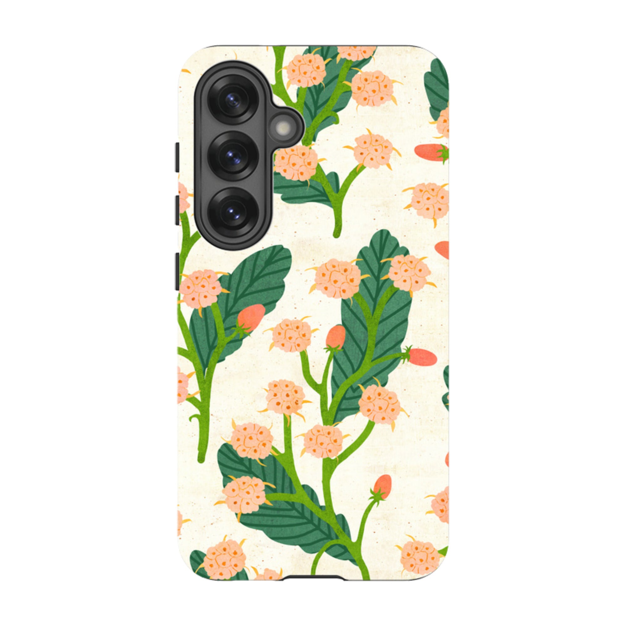 Samsung Tough Case - Summer Seeds Cream By Katherine Quinn