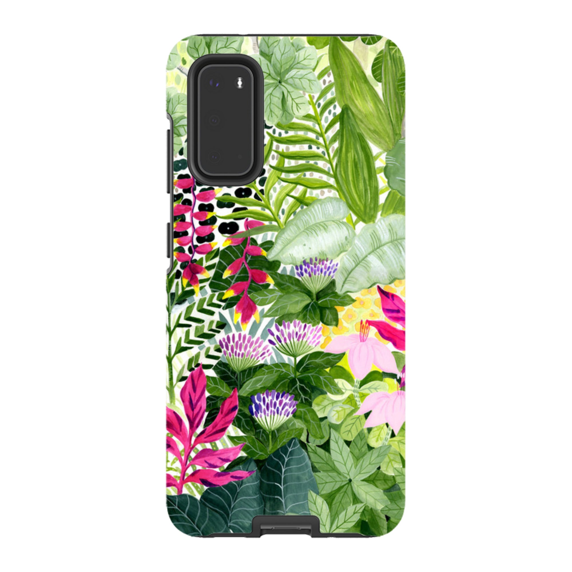Samsung Tough Case - Pink Botanical By Bex Parkin