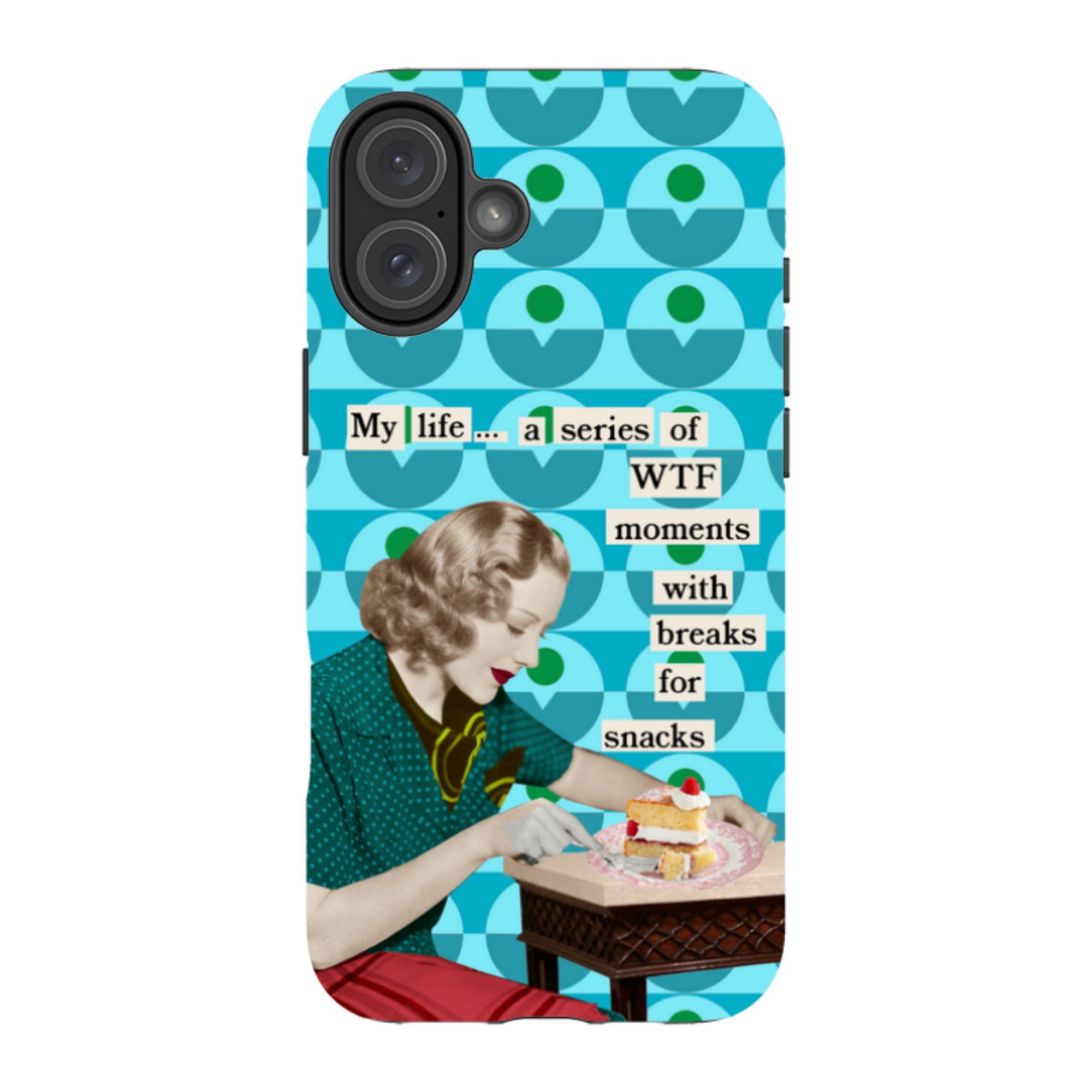 iPhone Tough Case - WTF By Clare Jordan