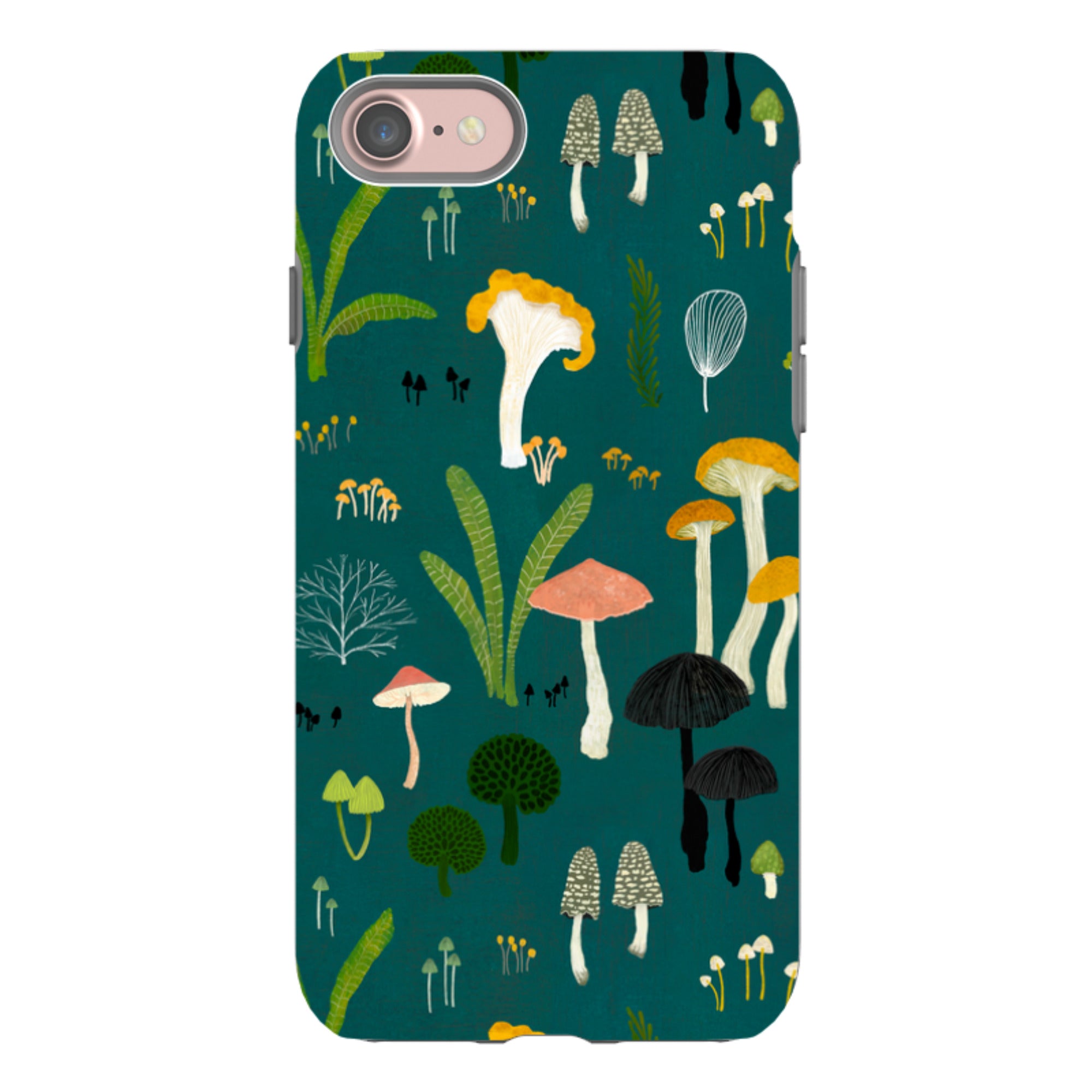 iPhone Tough Case - Mushroom Lake By Katherine Quinn