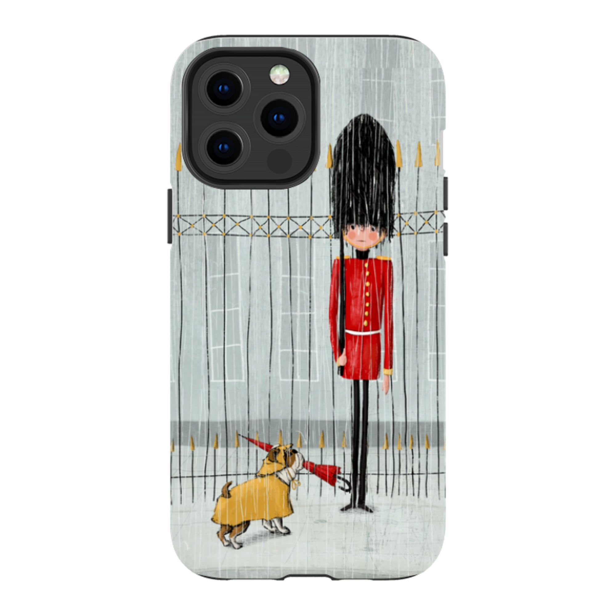 iPhone Tough Case - London In Rain By Maja Lindberg
