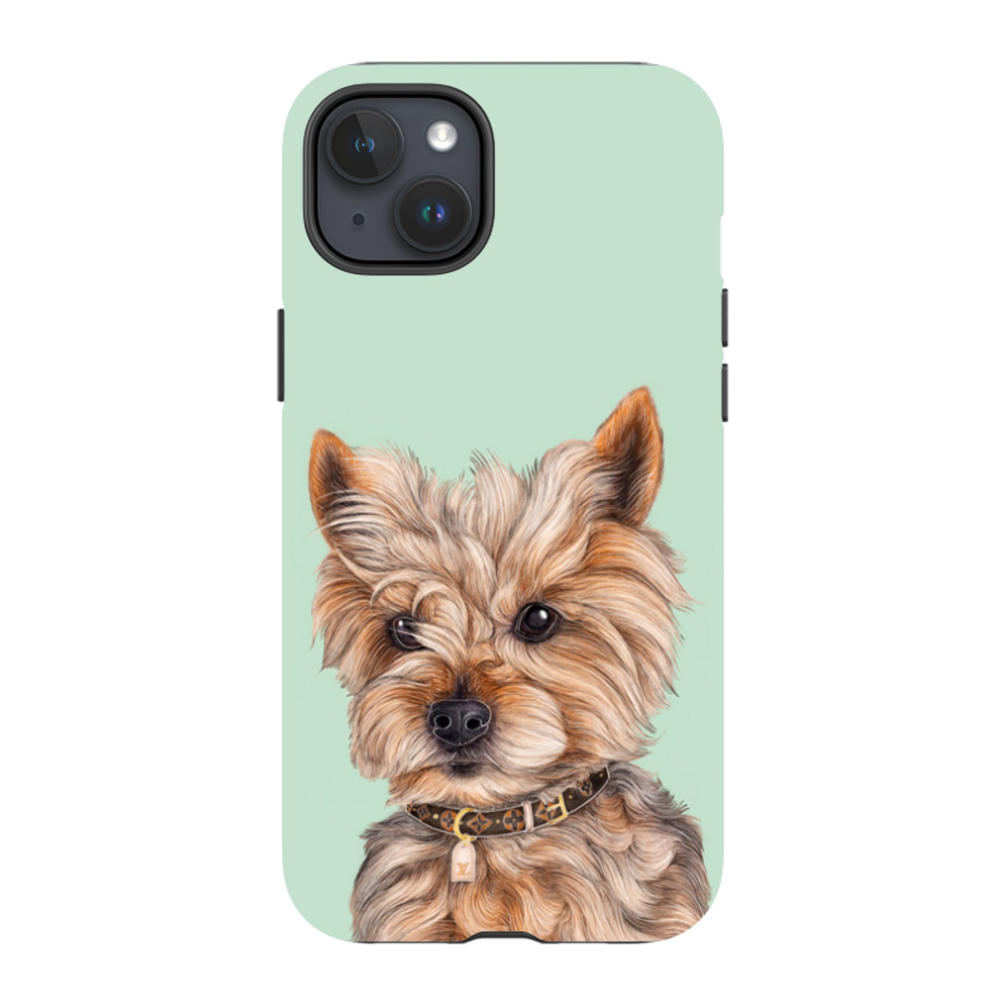 iPhone MagSafe Tough Case - Yorkie By Catherine Rowe