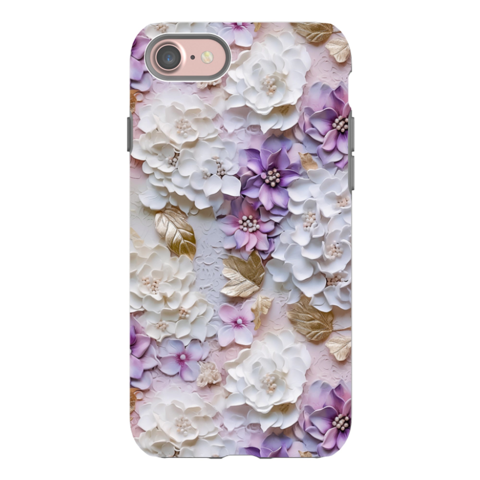iPhone Tough Case -Gold & Mauve II
