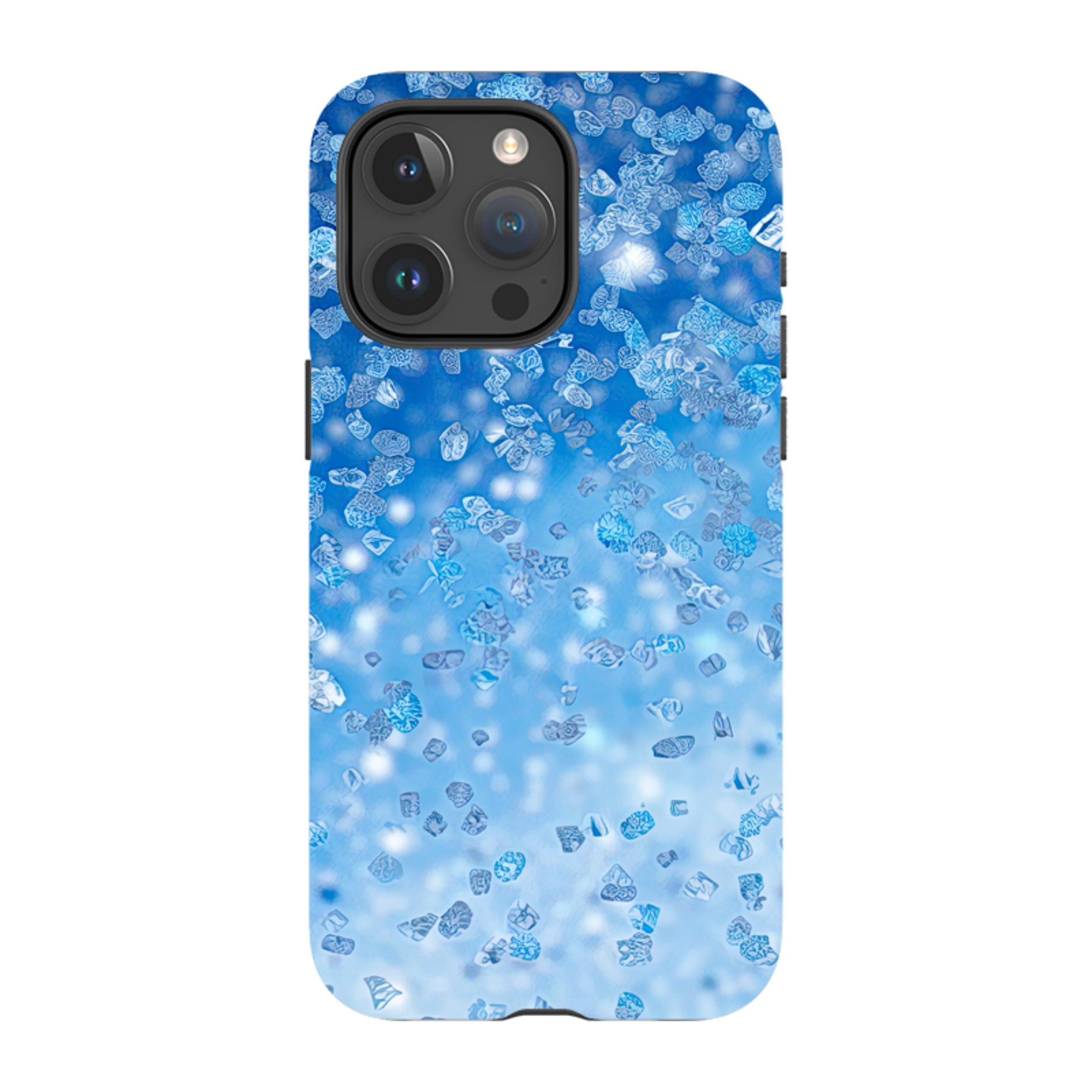 iPhone Case - Blue Glitter (case does not glitter)