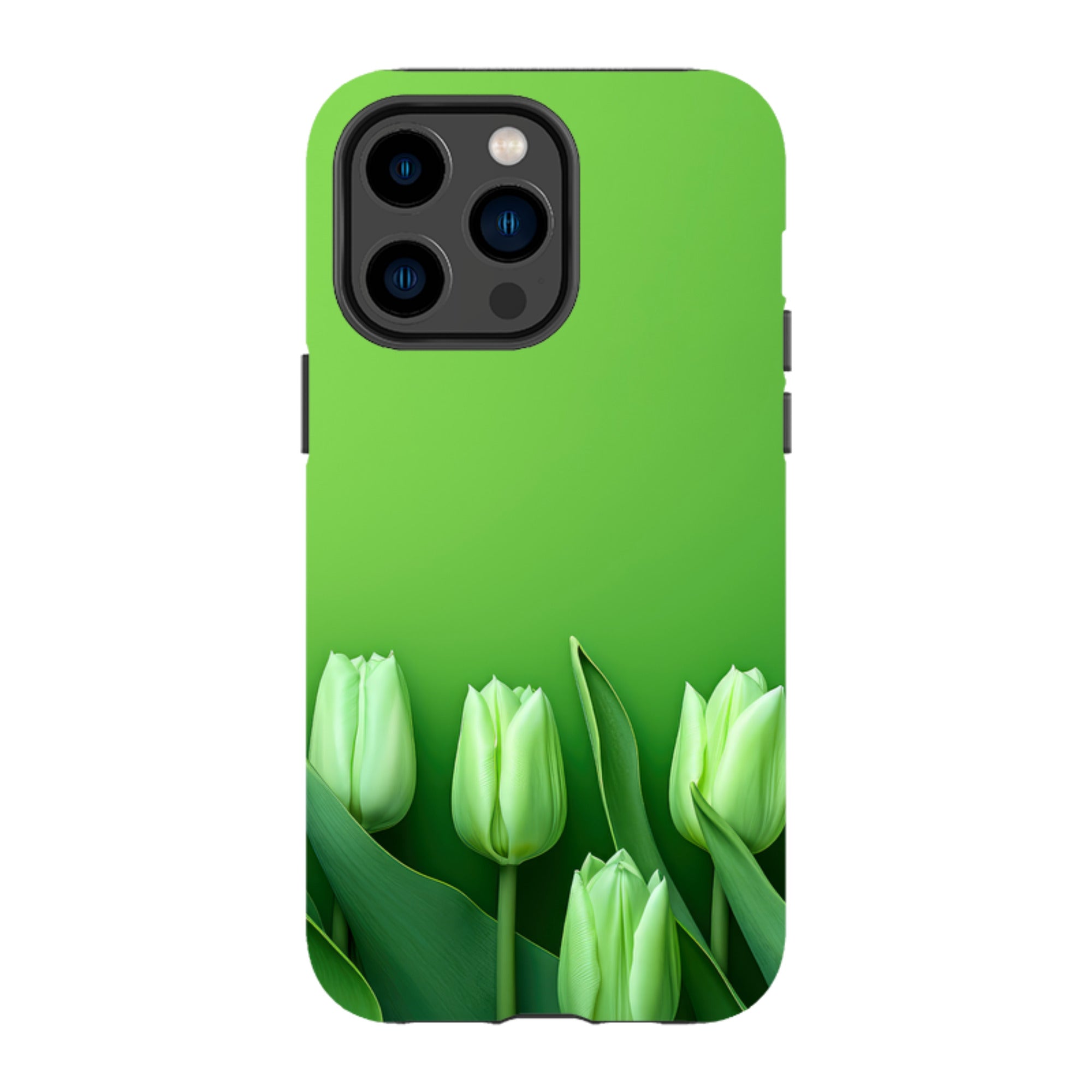 iPhone Tough Case -Green Floral