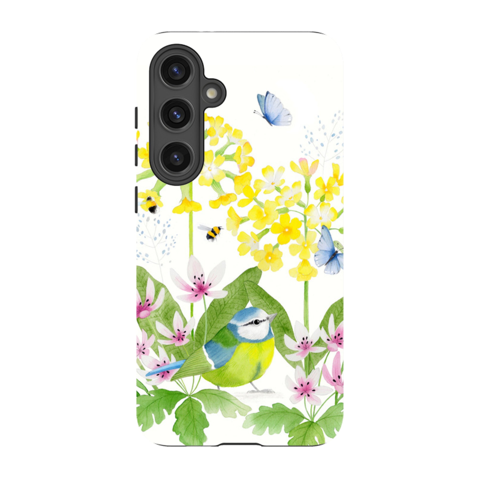 Samsung Tough Case - Blue Tit Garden By Bex Parkin