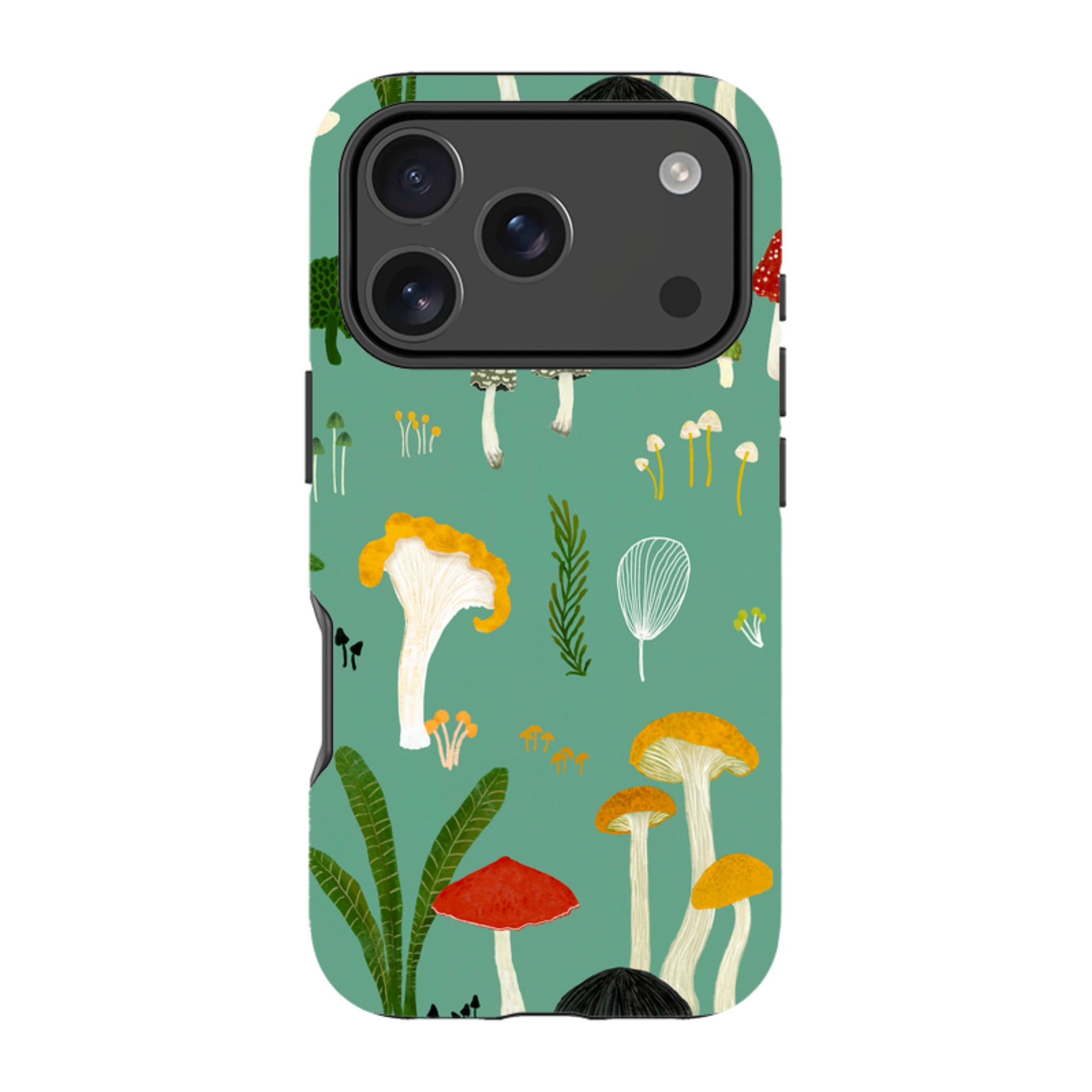 iPhone Tough Case - Mushroom Pattern By Katherine Quinn