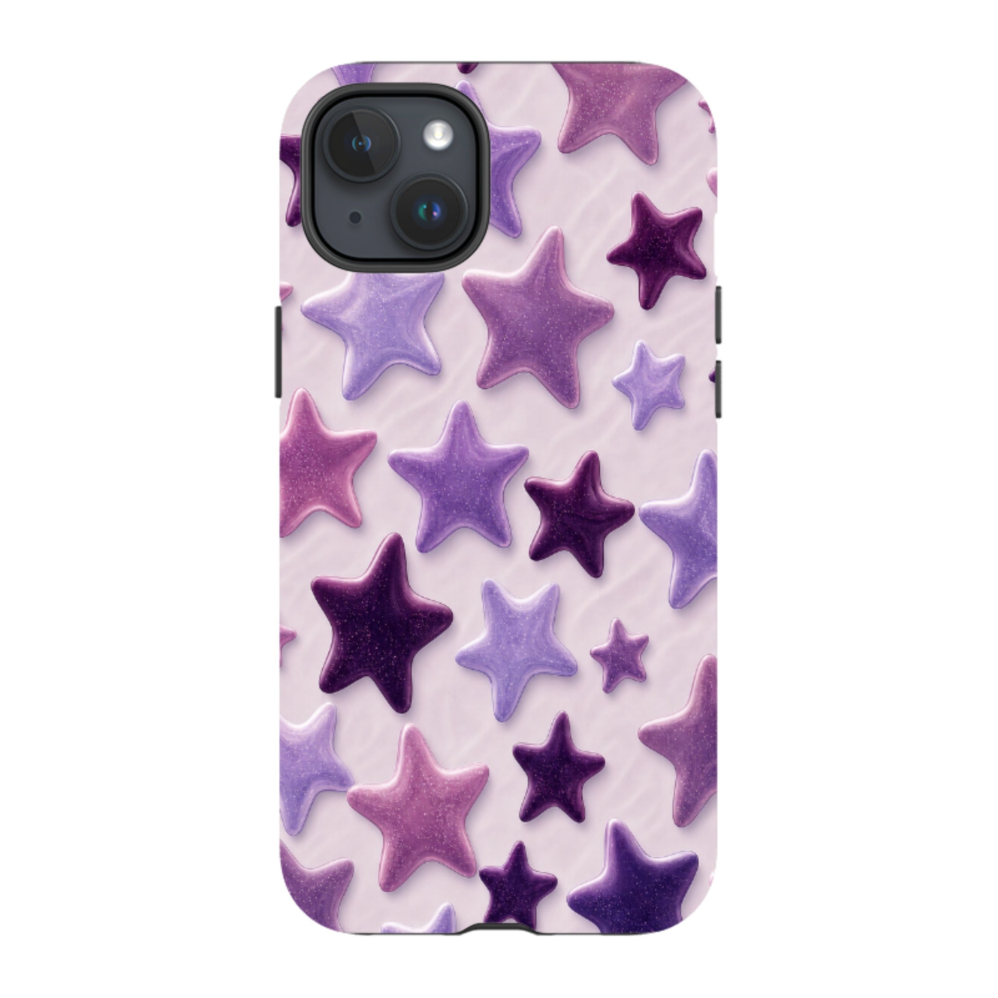 iPhone Tough Case - Lavender Purple Star
