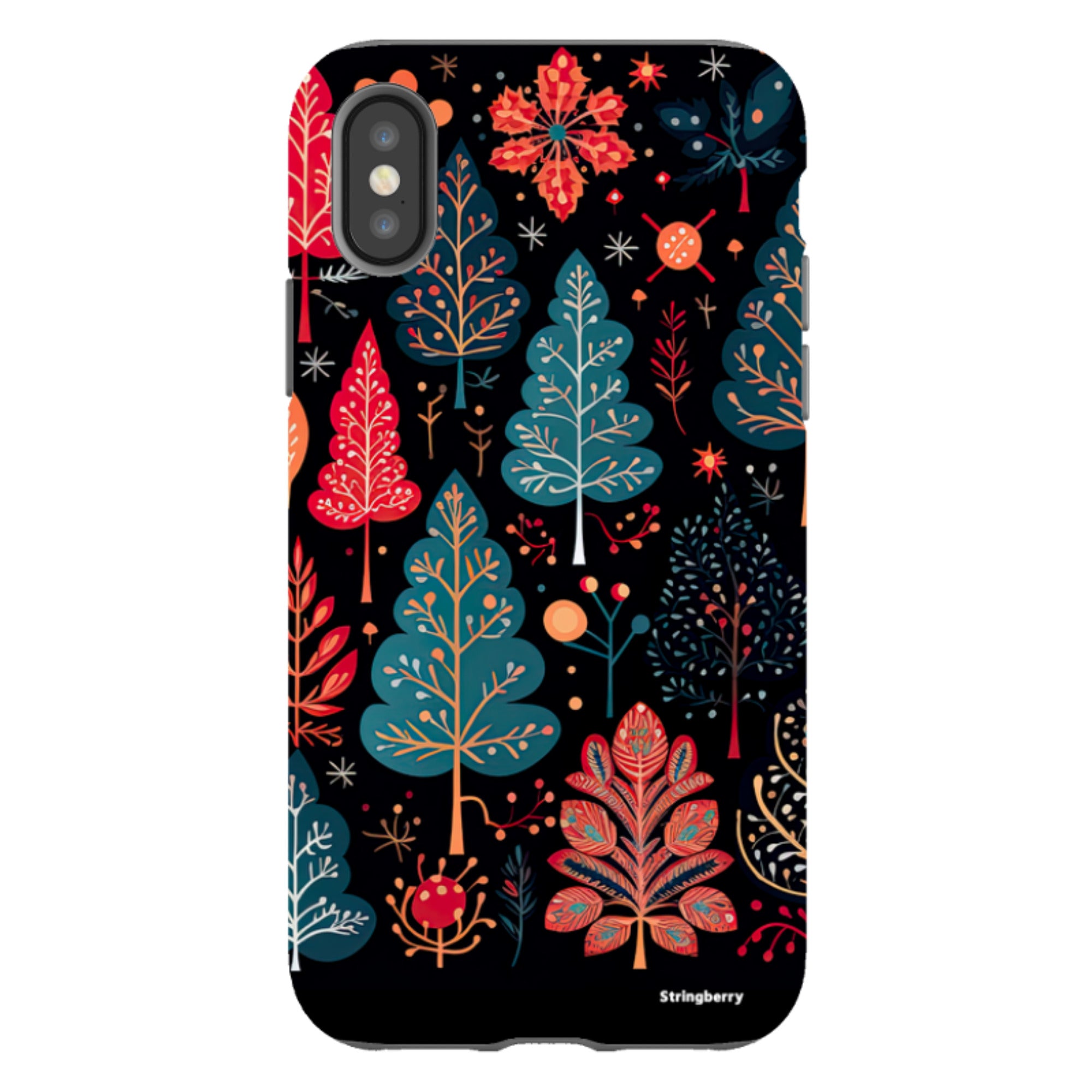 iPhone Tough Case - Dark Winter Forest