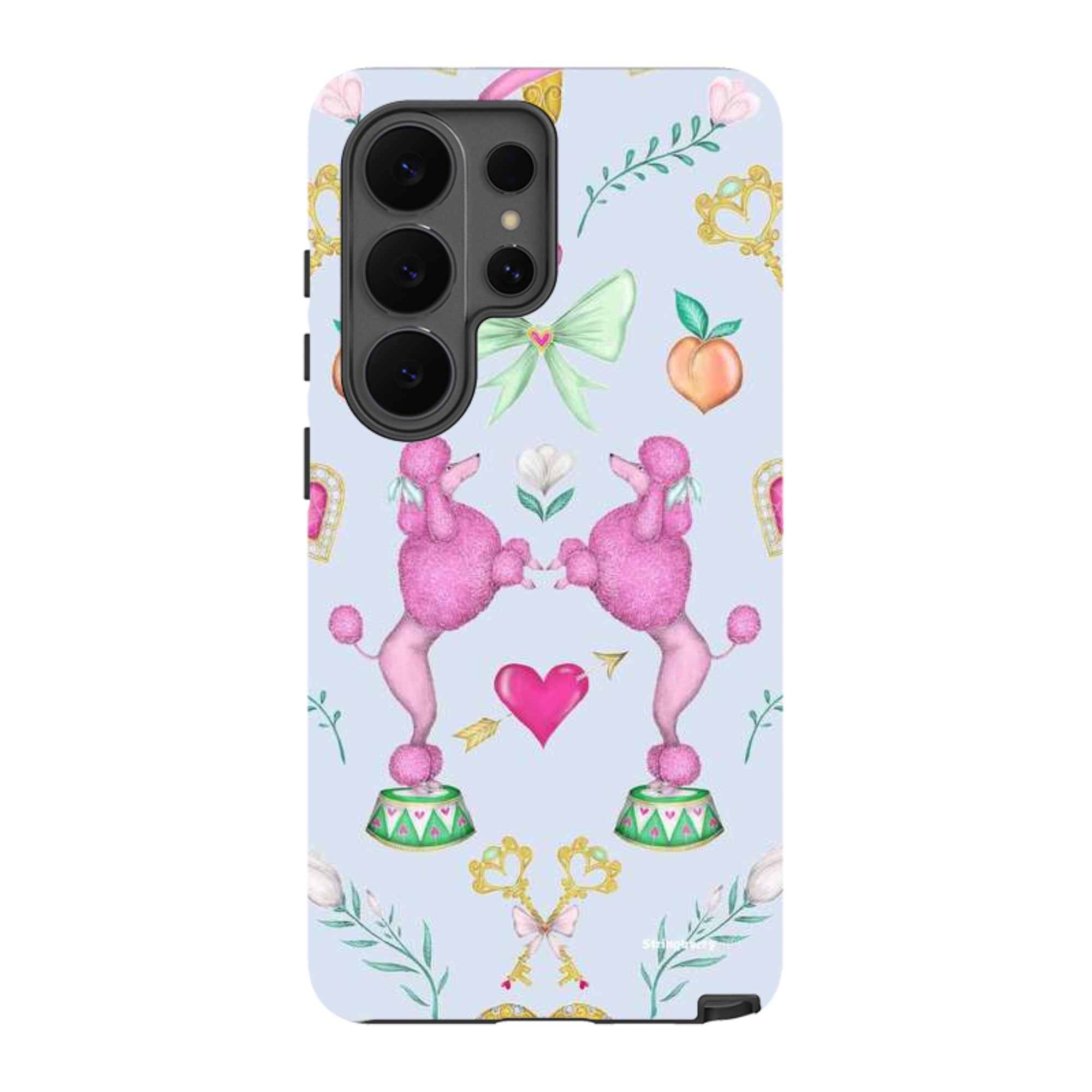 Samsung Tough Case - Pink Poodle Parlour Powder By Catherine Rowe