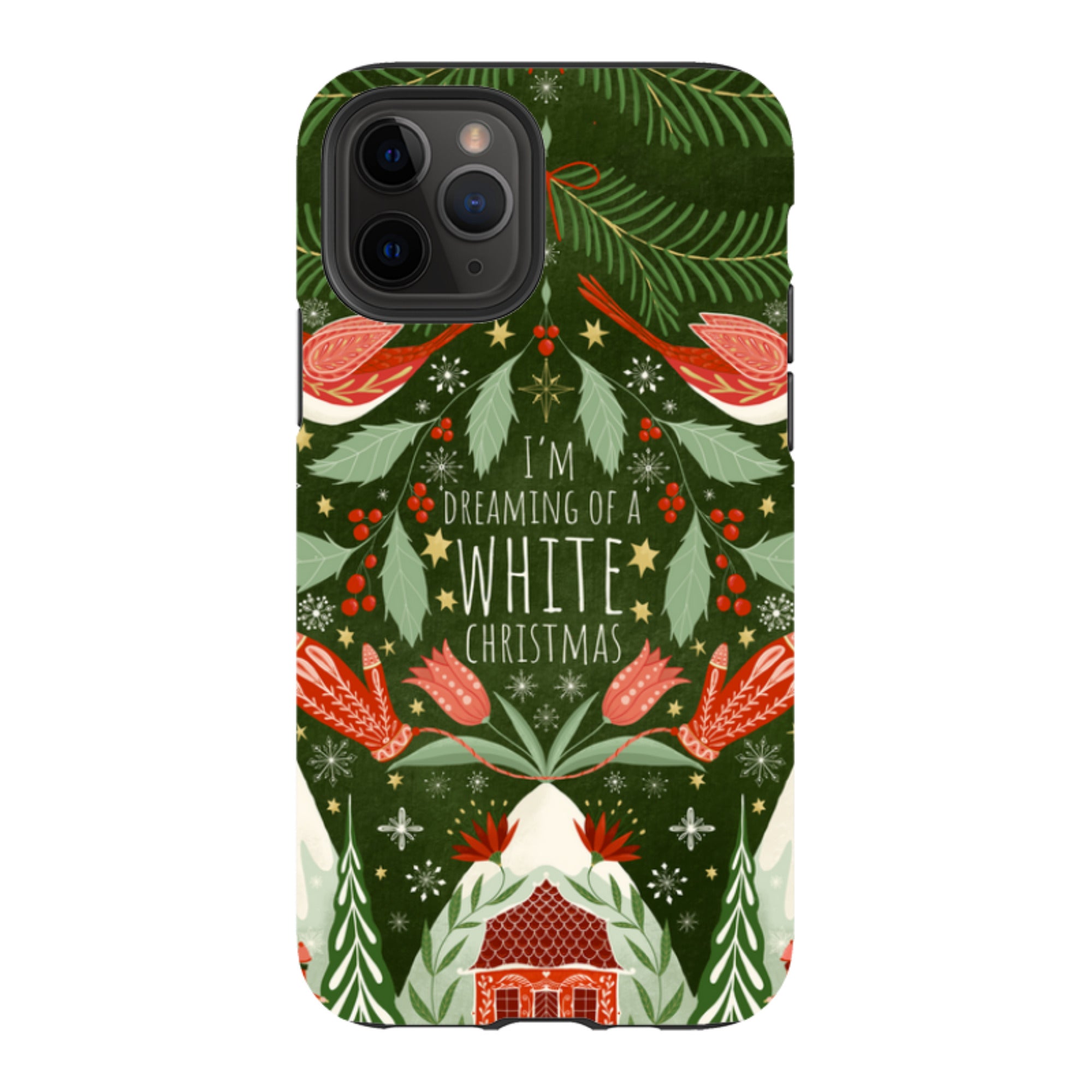 iPhone Tough Case - I'm Dreaming Of a White Christmas By Maja Lindberg