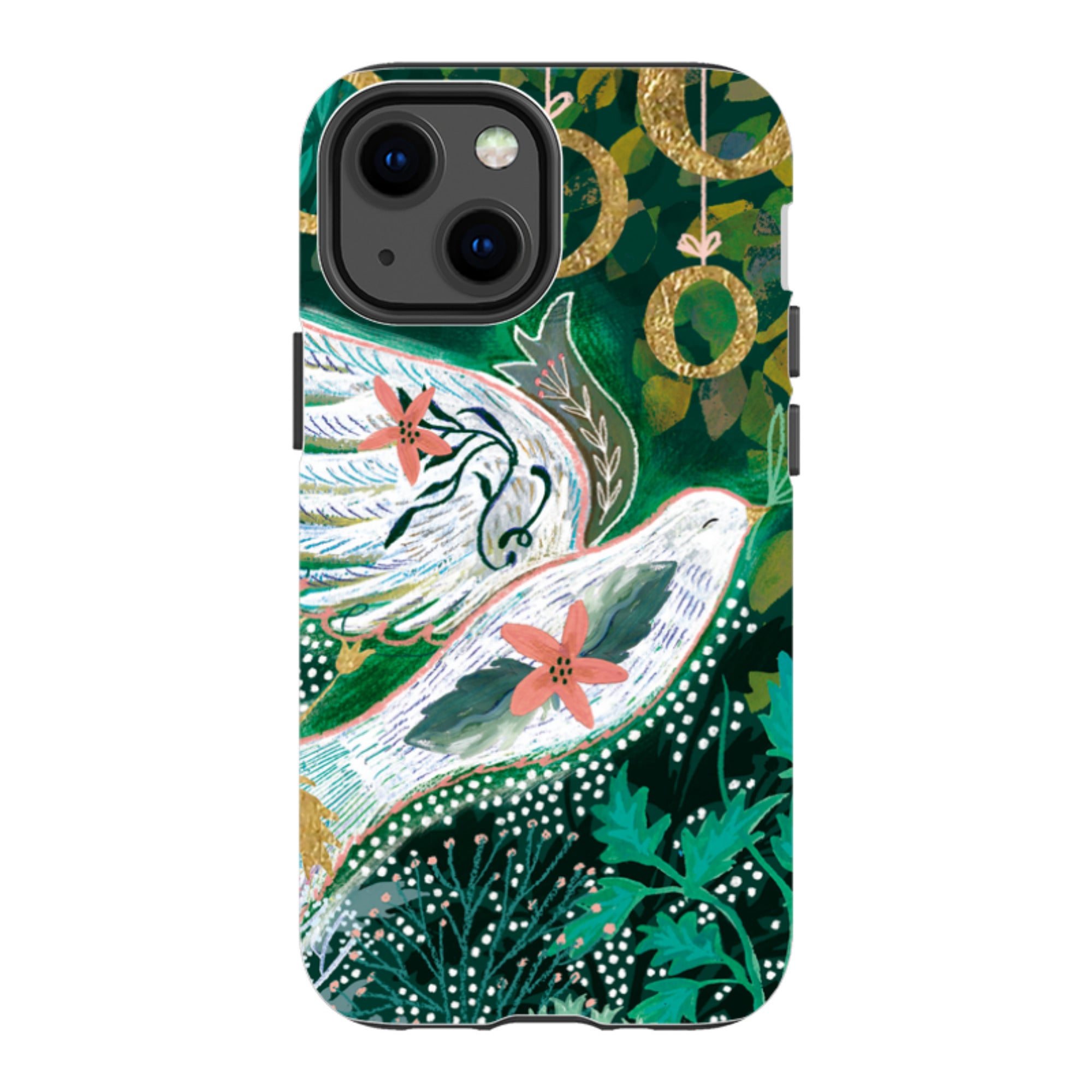 iPhone Tough Case - Gold Rings By Emma Frances Grant