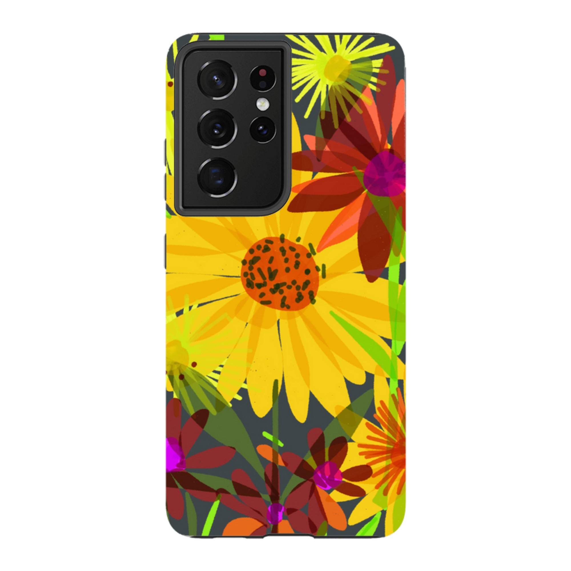 Samsung Tough Case - Sunflowers By Sarah Campbell