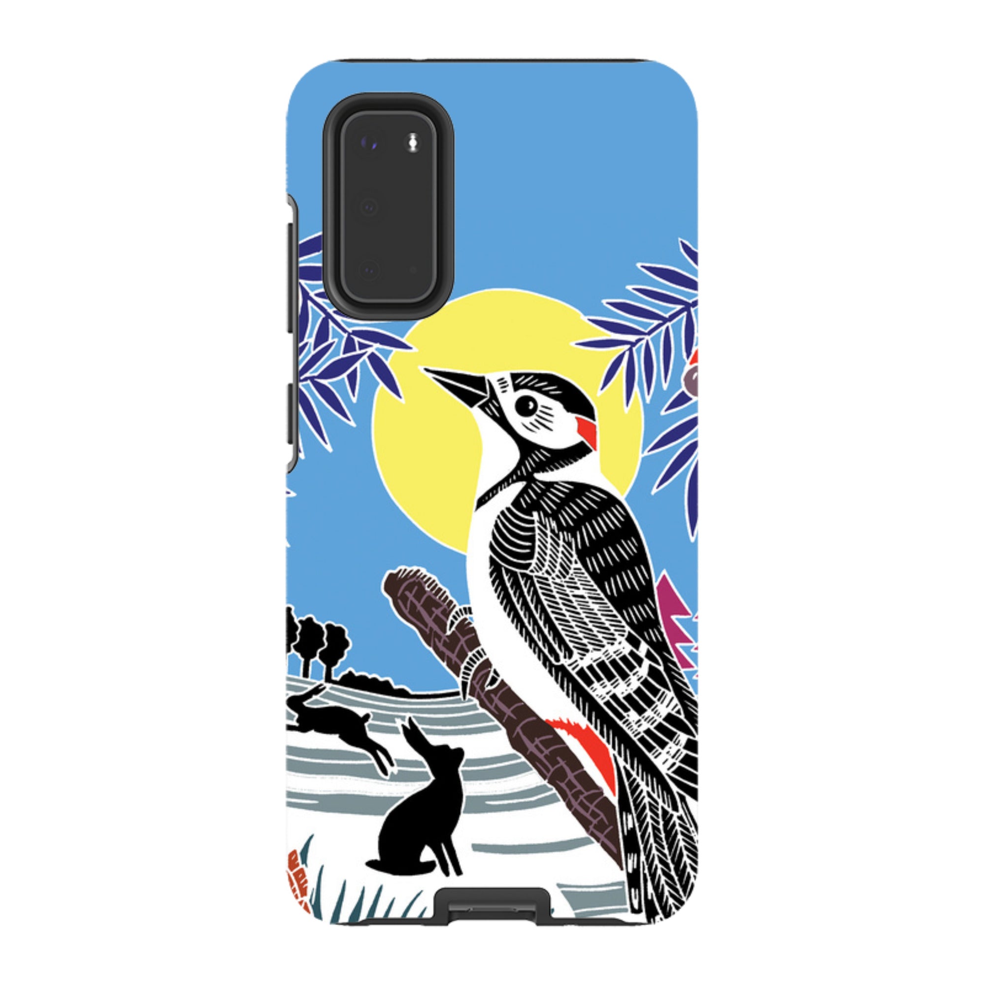 Samsung Tough Case - Woodpecker Yellow By Kate Heiss