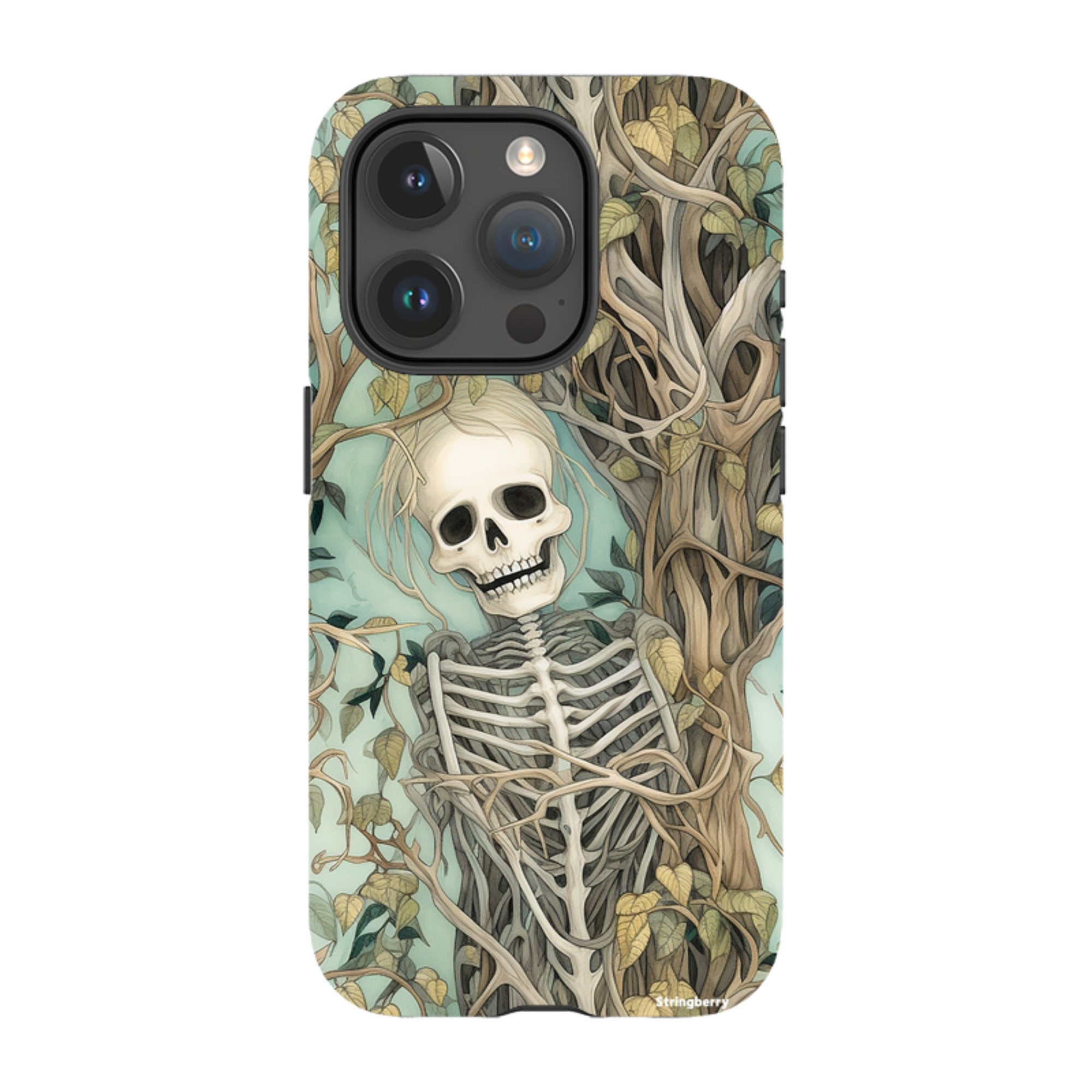 iPhone MagSafe Tough Case - Skeletal Floral
