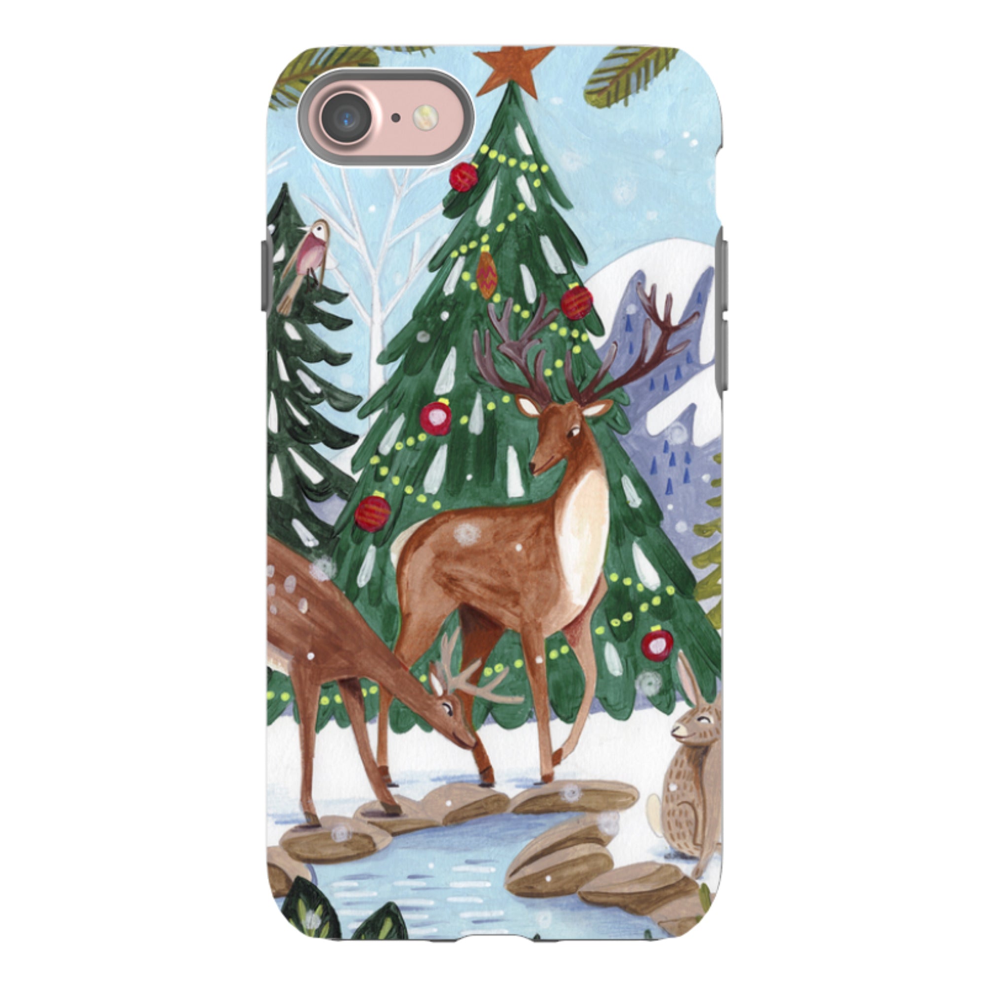 iPhone Tough Case - Winter Forest By Caroline Bonne Muller