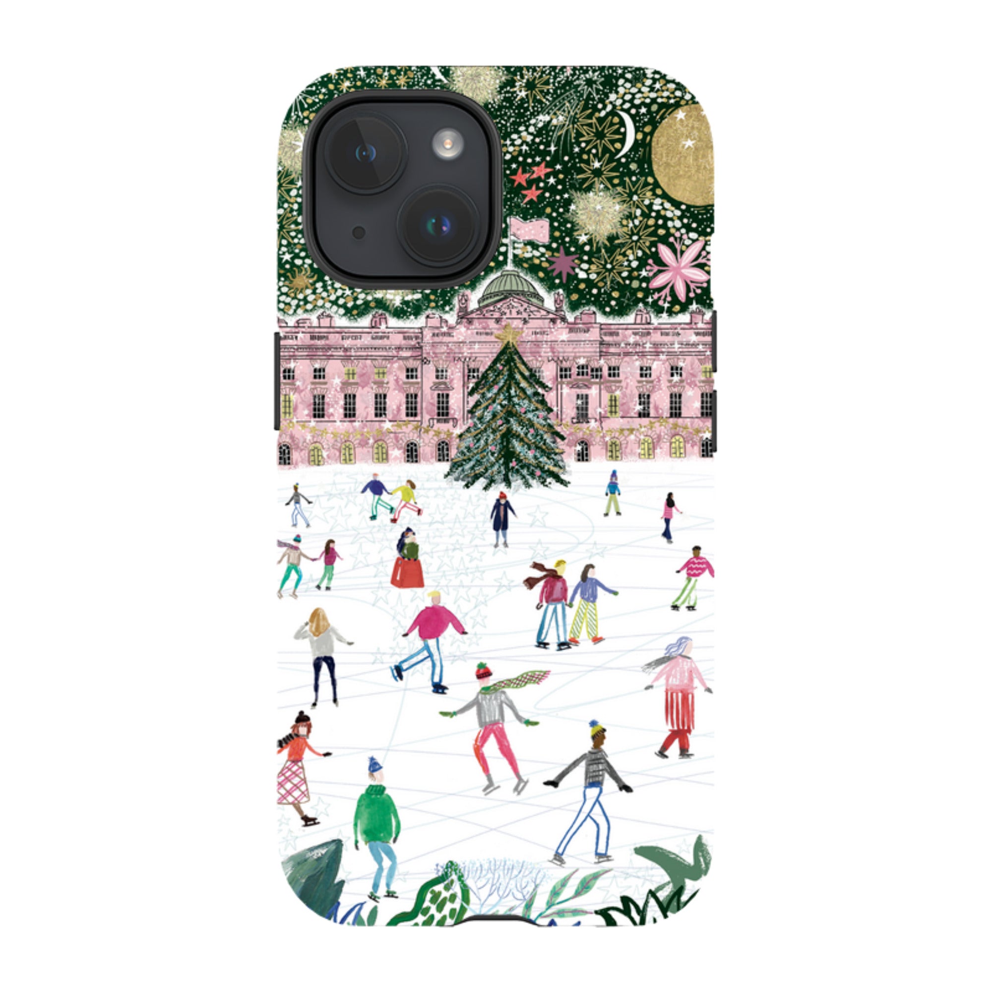 iPhone Tough Case - Skating At Somerset House By Emma Frances Grant