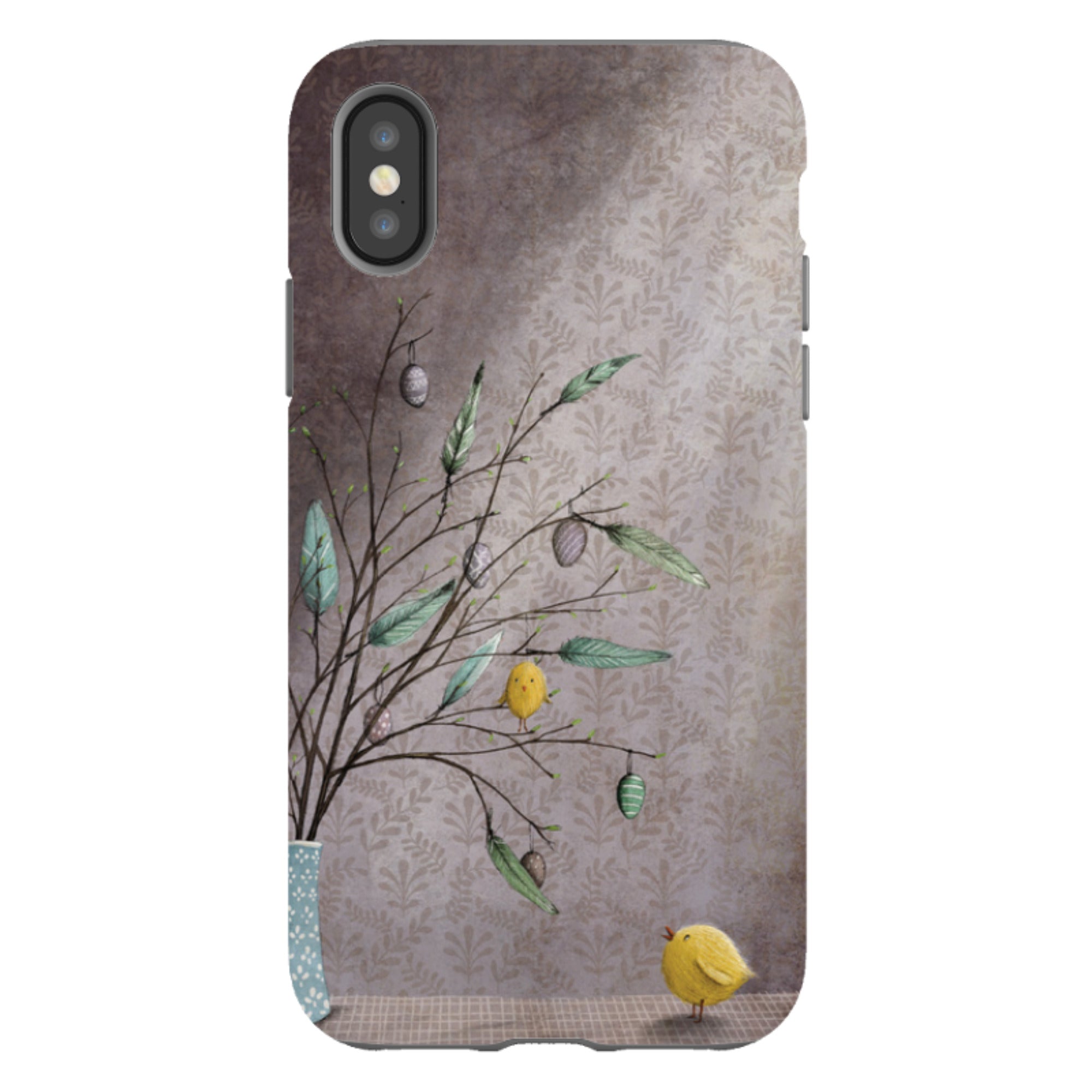 iPhone Tough Case - Bird Bouquet By Maja Lindberg