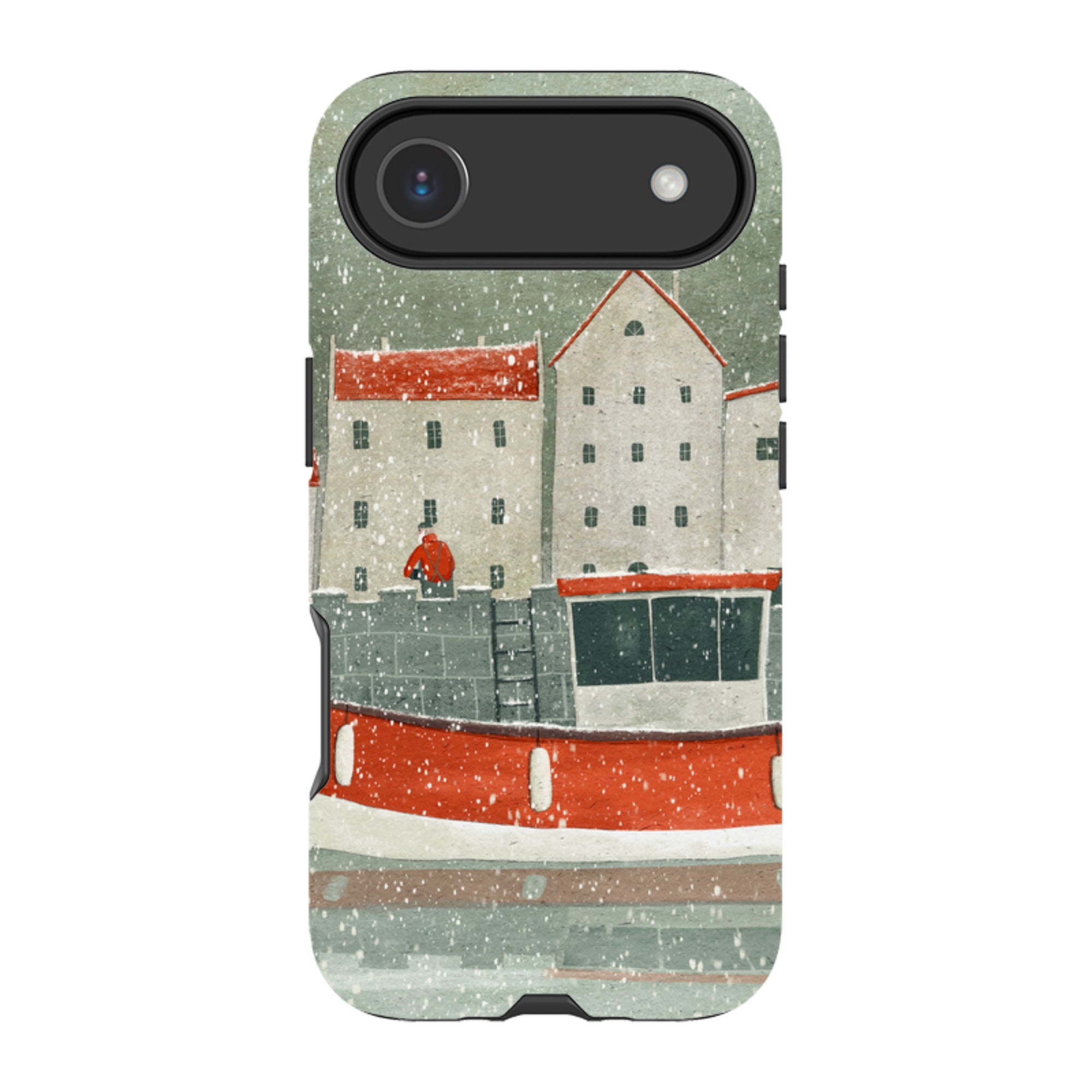 iPhone Tough Case - Christmas Harbour By Maja Lindberg