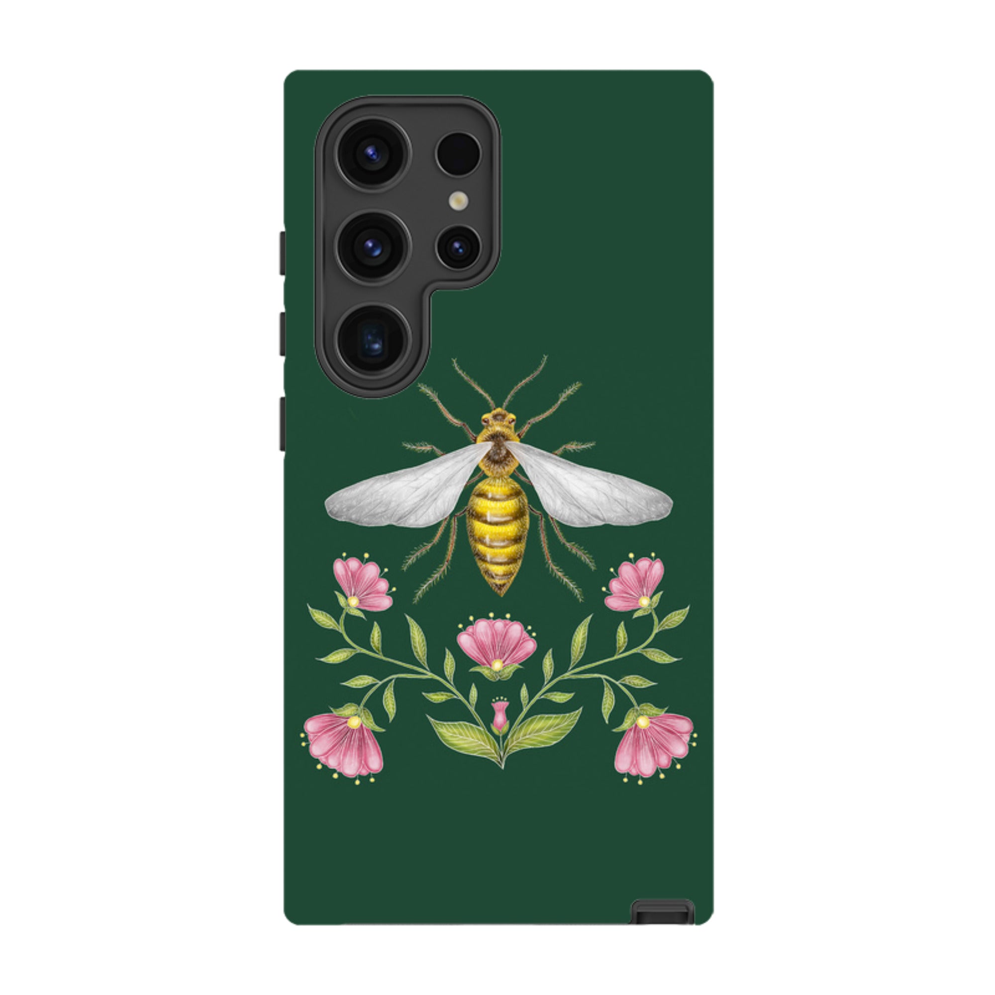 Samsung Tough Case - Wings Of Freedom Emerald By Catherine Rowe
