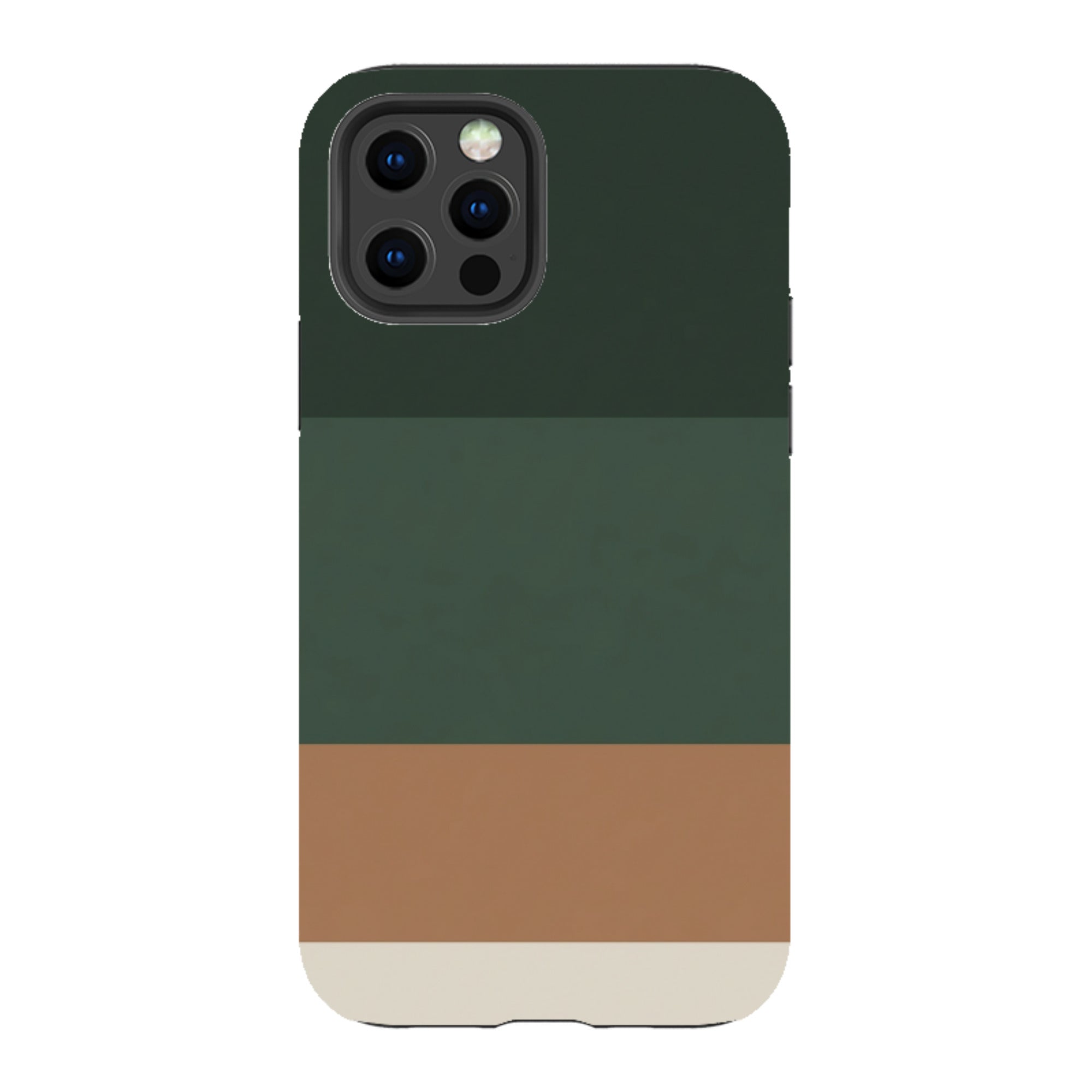 iPhone Tough Case - Terracotta and Green Gradient