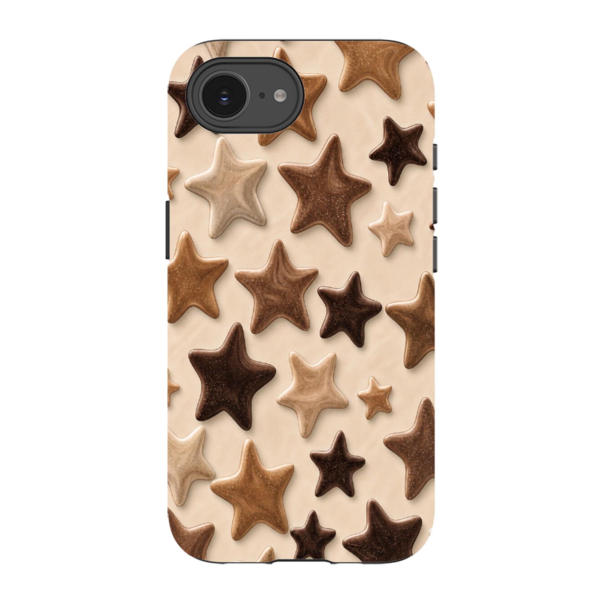 iPhone Tough Case - Brown Star