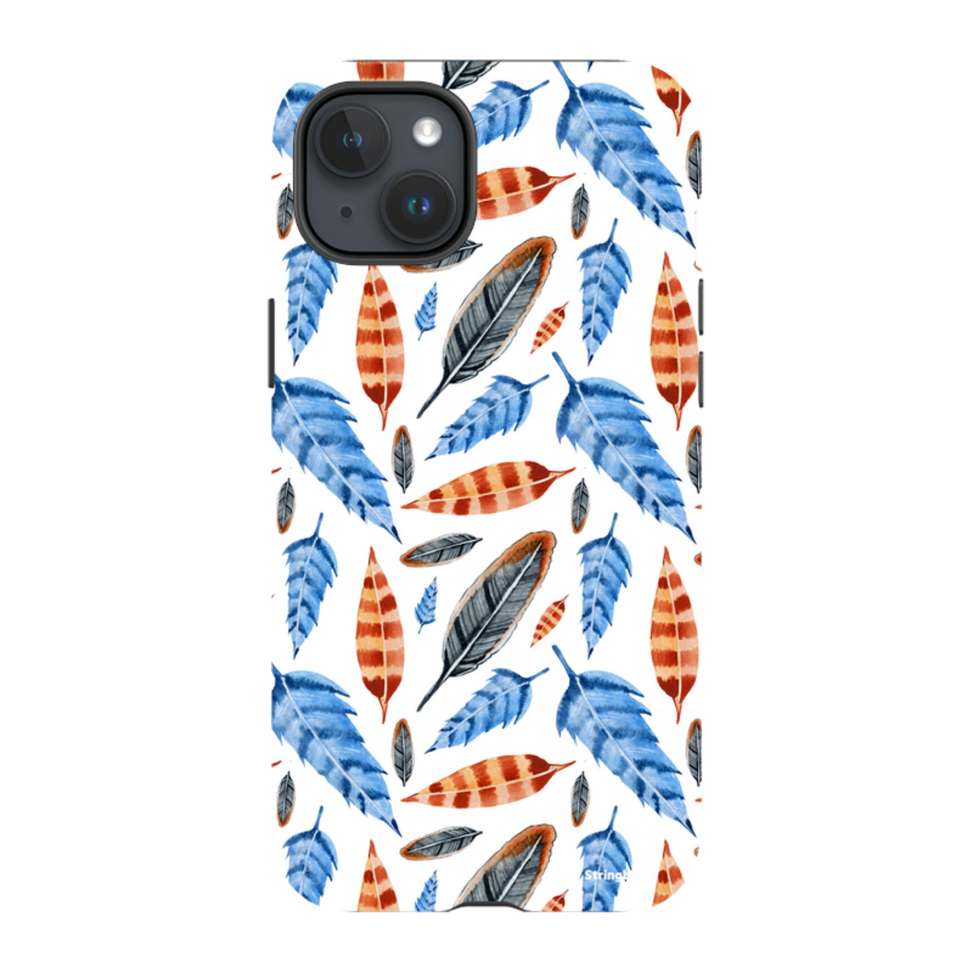 iPhone Tough Case - Multi Feathers