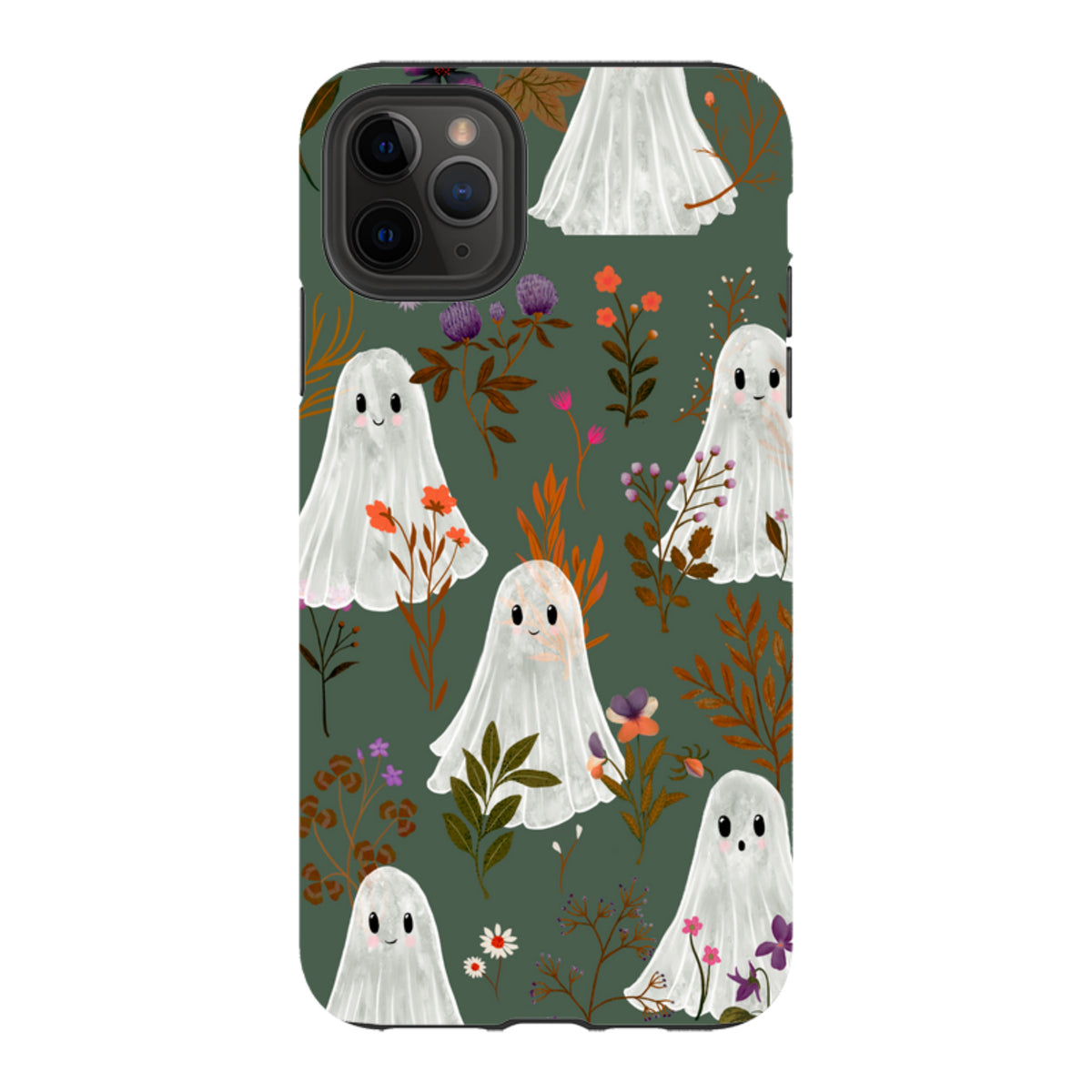 iPhone Tough Case - Ghost in the Garden - Pine By Katherine Quinn