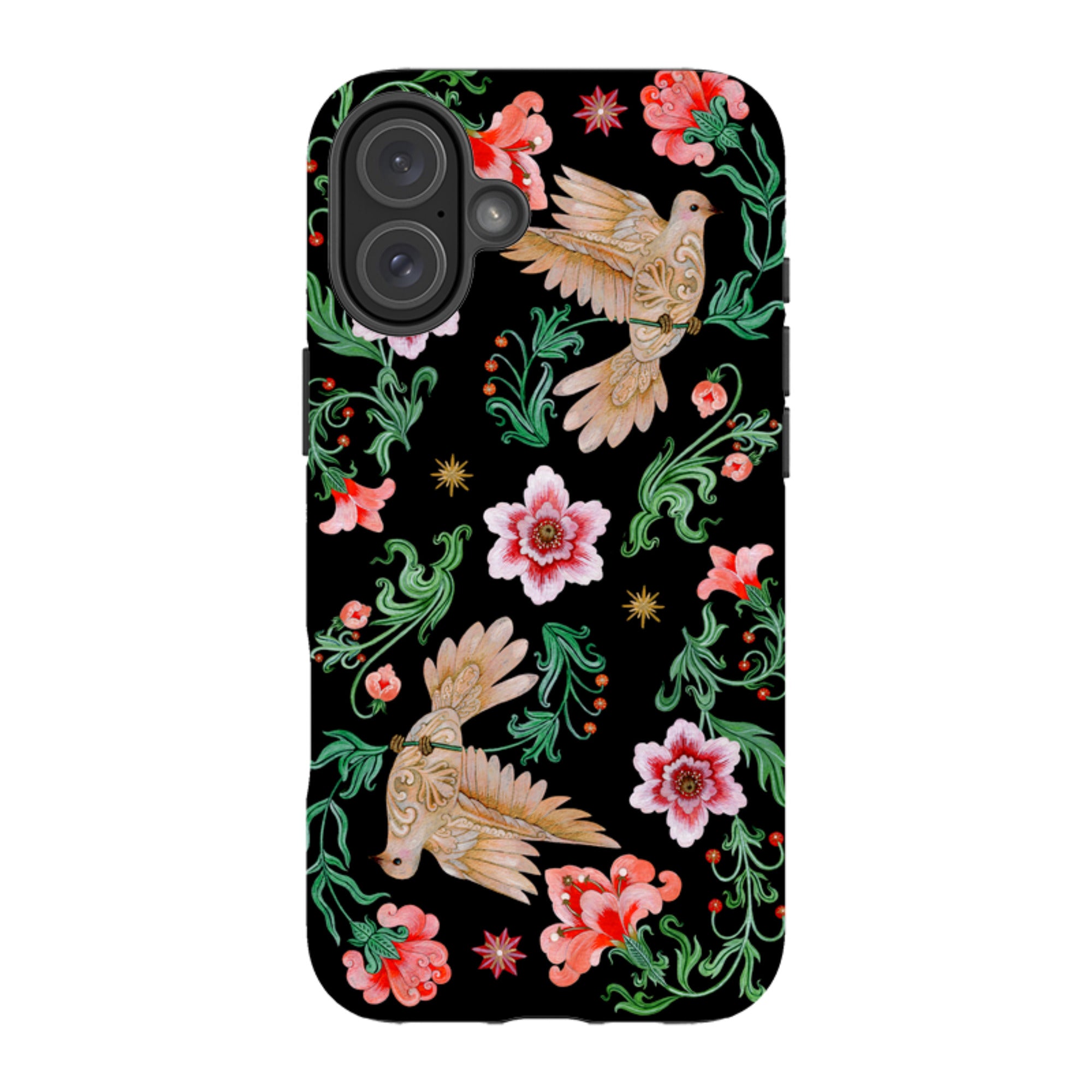 iPhone Tough  Case - Two Turtle Doves By Maria Matos