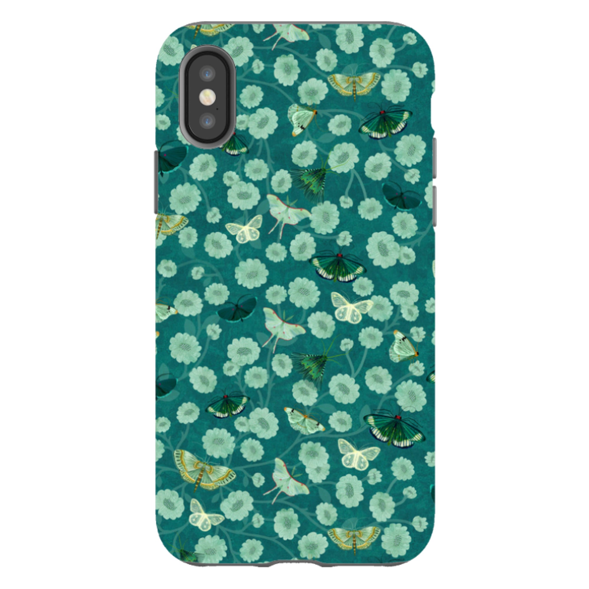 iPhone Tough Case - Small Moths 2 By Katherine Quinn