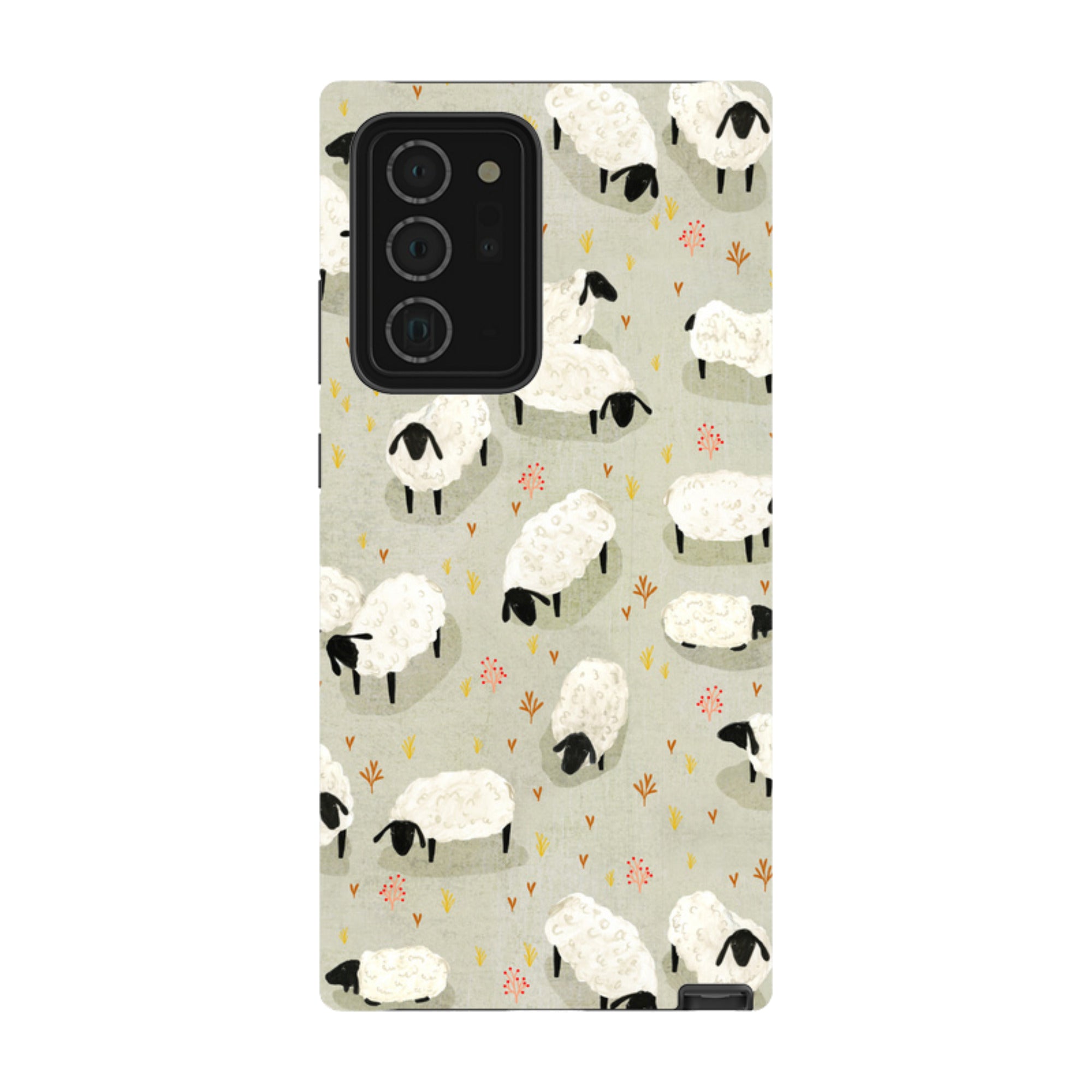 Samsung Tough Case - Sheep Grey By Katherine Quinn