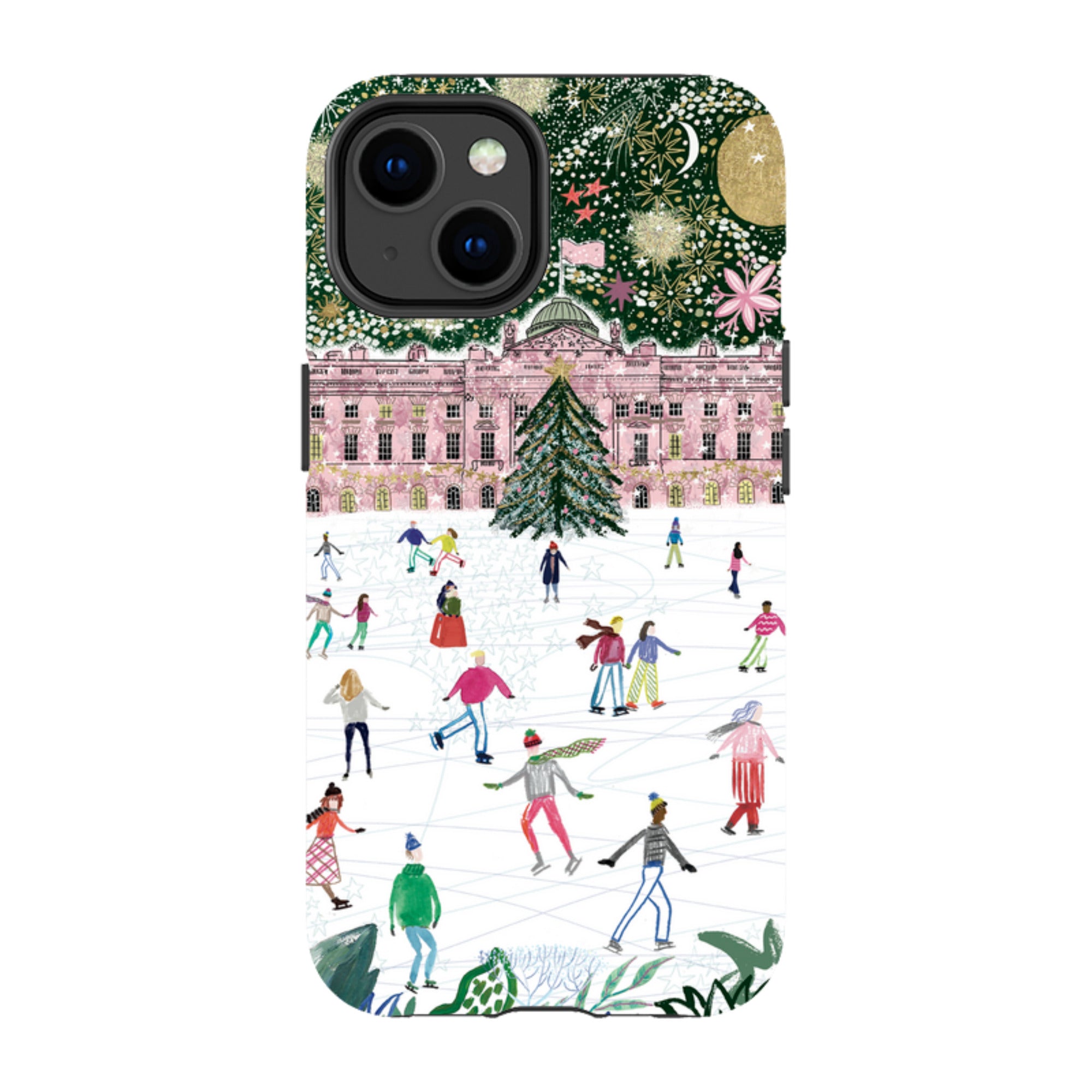 iPhone Tough Case - Skating At Somerset House By Emma Frances Grant