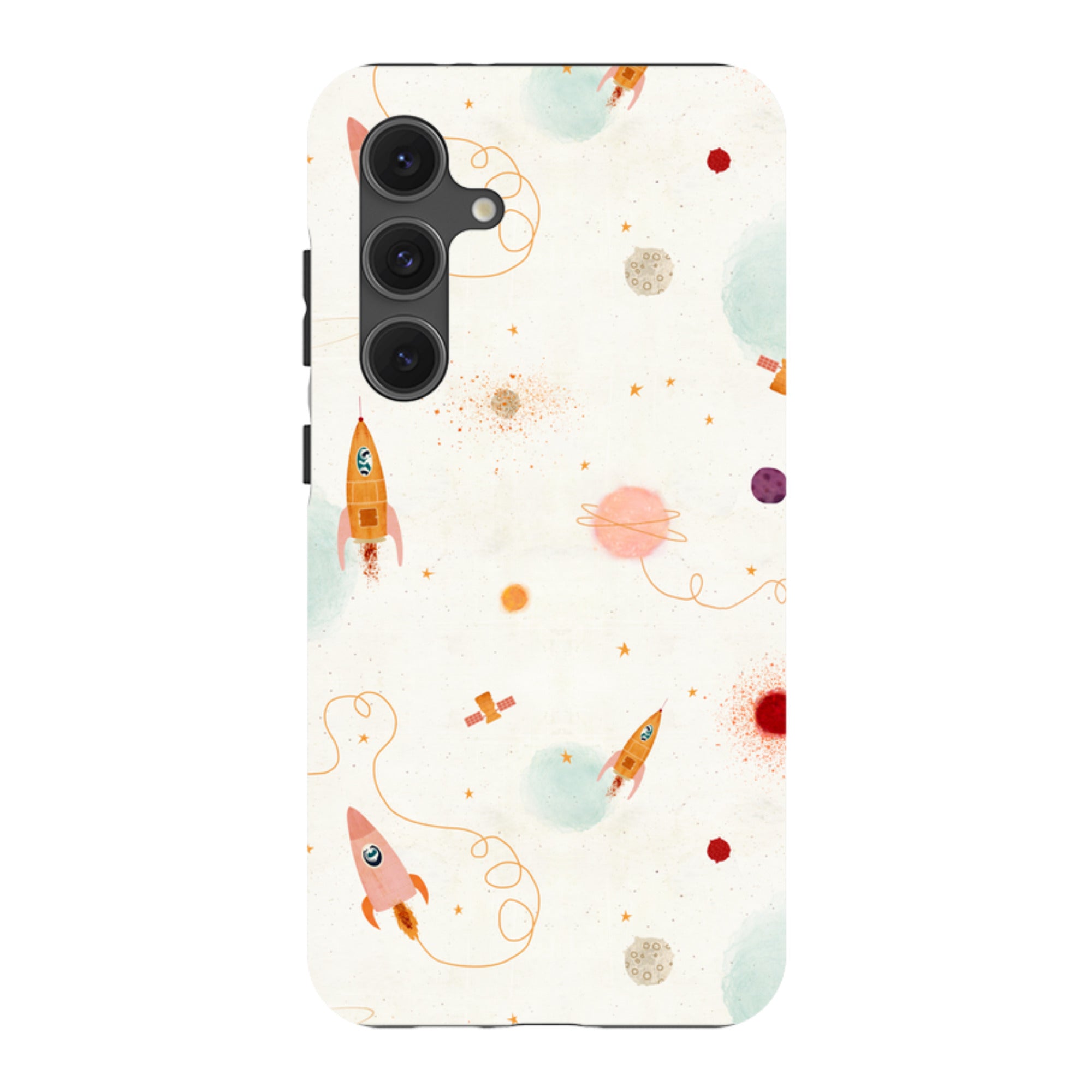 Samsung Tough Case - Rockets Cream By Katherine Quinn