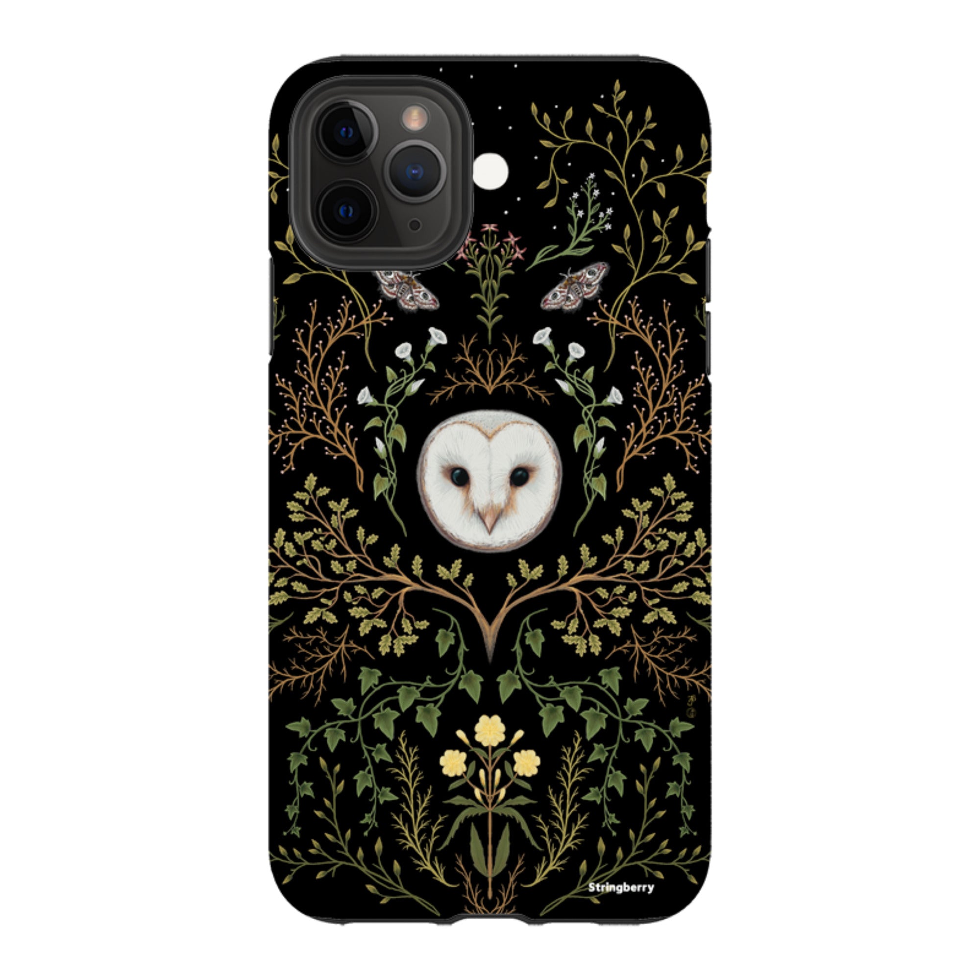 iPhone Tough Case - Owl Pattern By Anna Stead