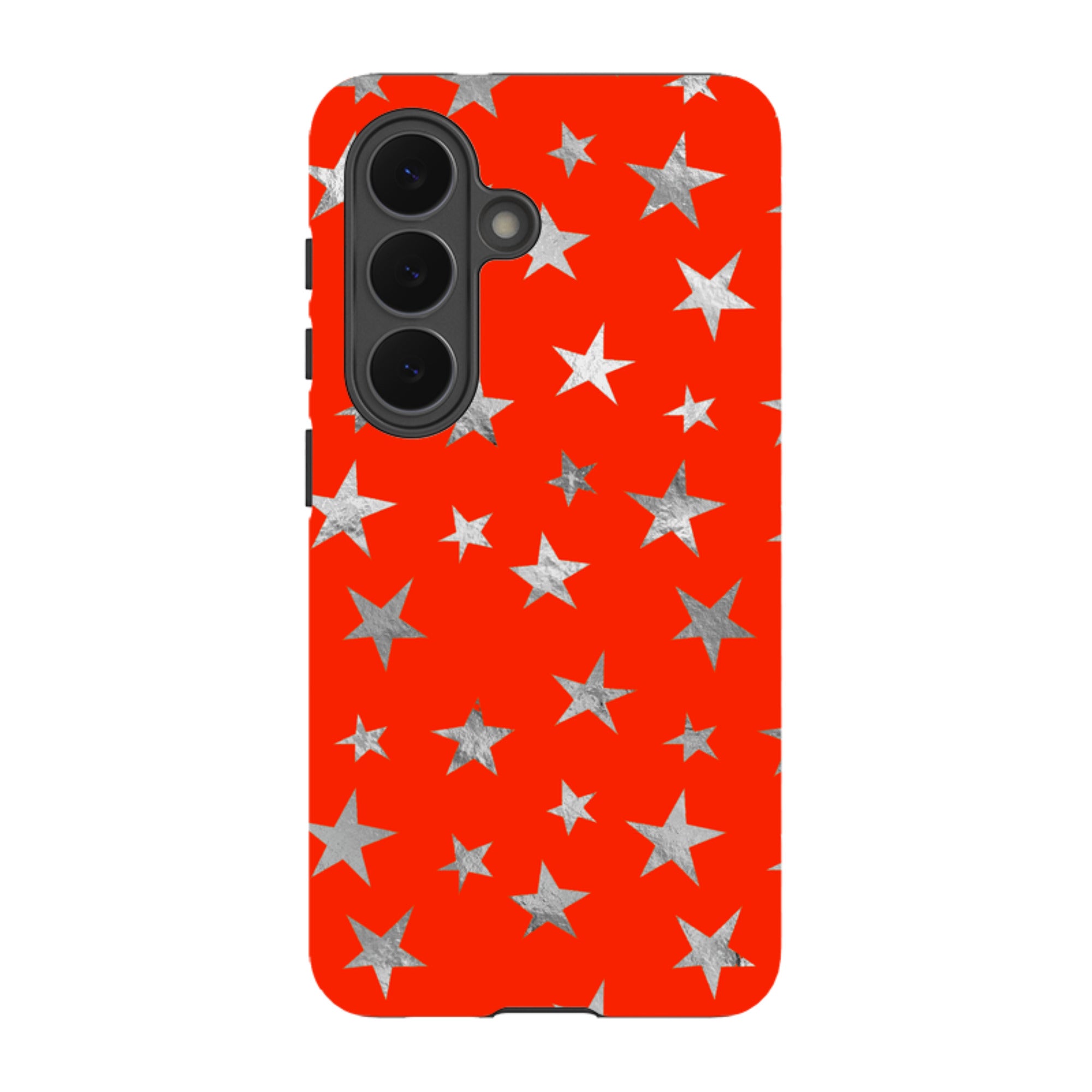 Samsung Tough Case - Red and Silver Stars