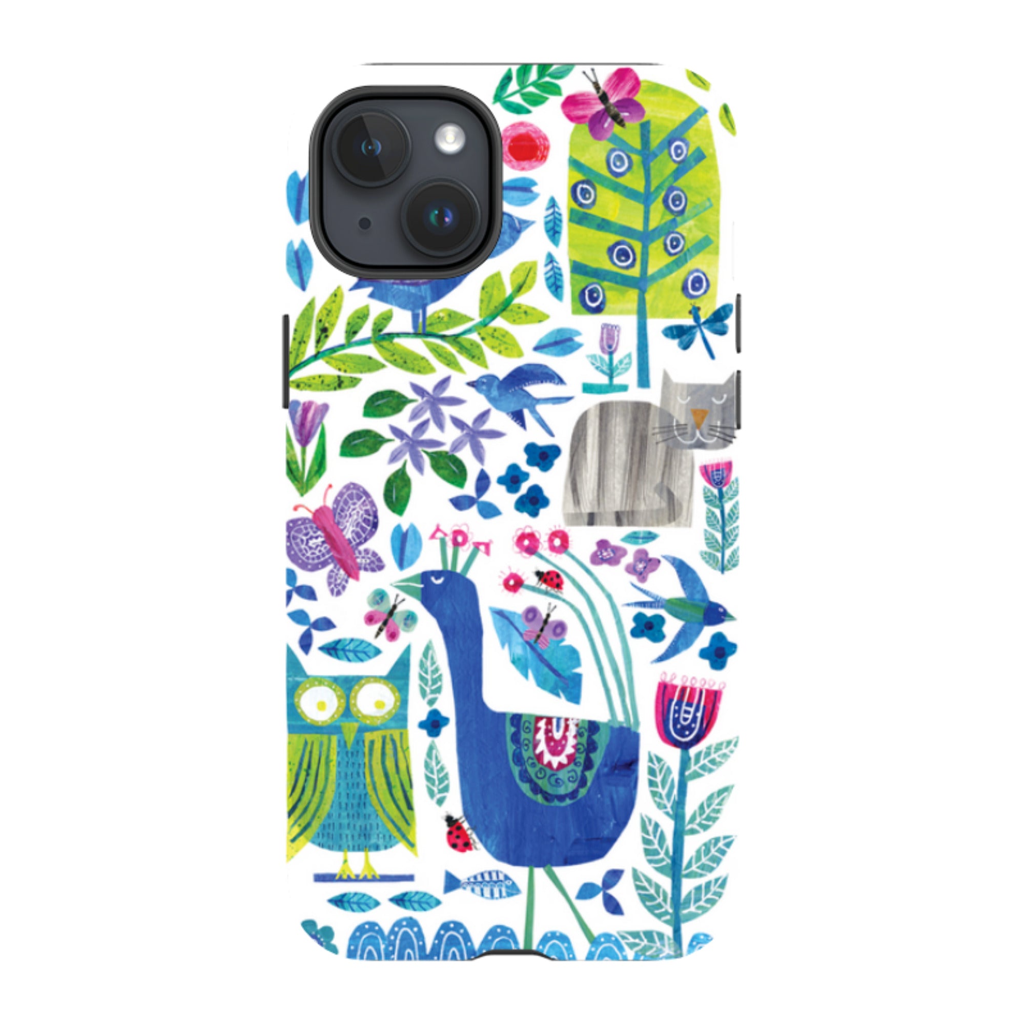 iPhone Tough Case - Back Garden By Tracey English