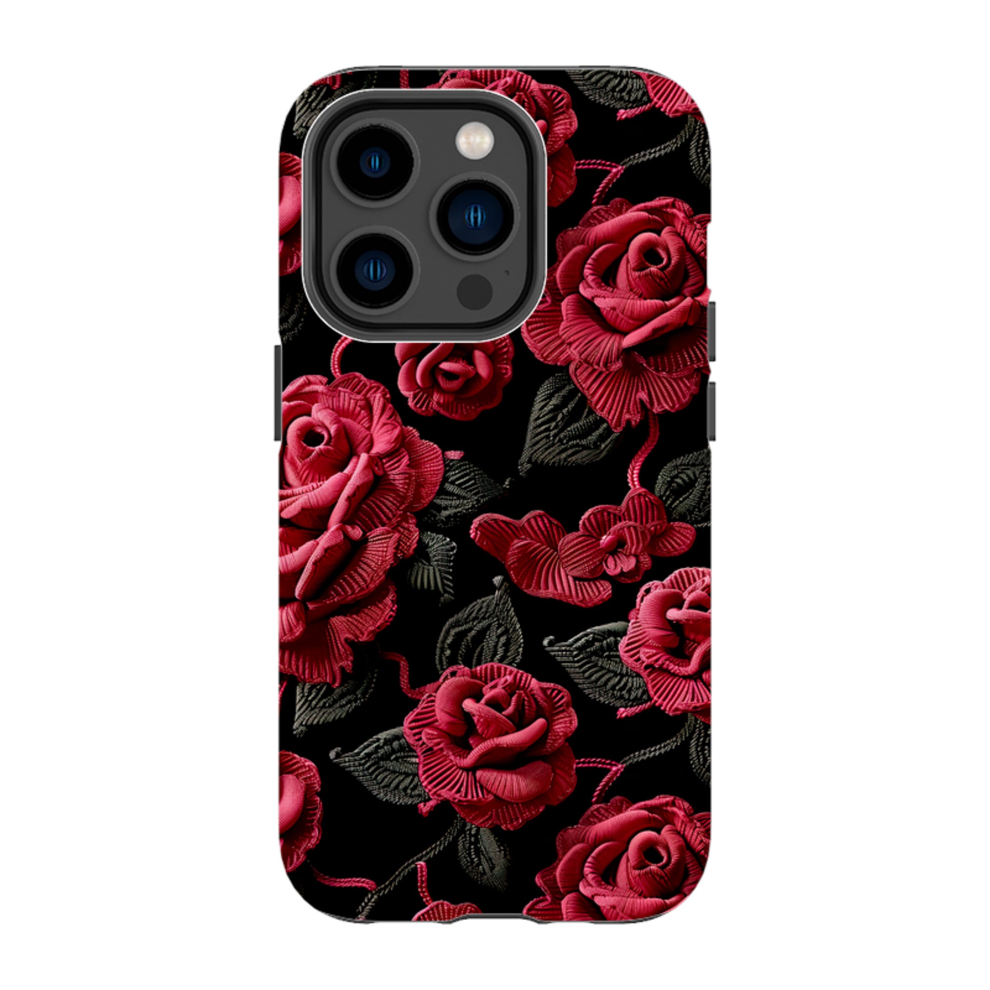 iPhone MagSafe Tough Case - Dark Roses