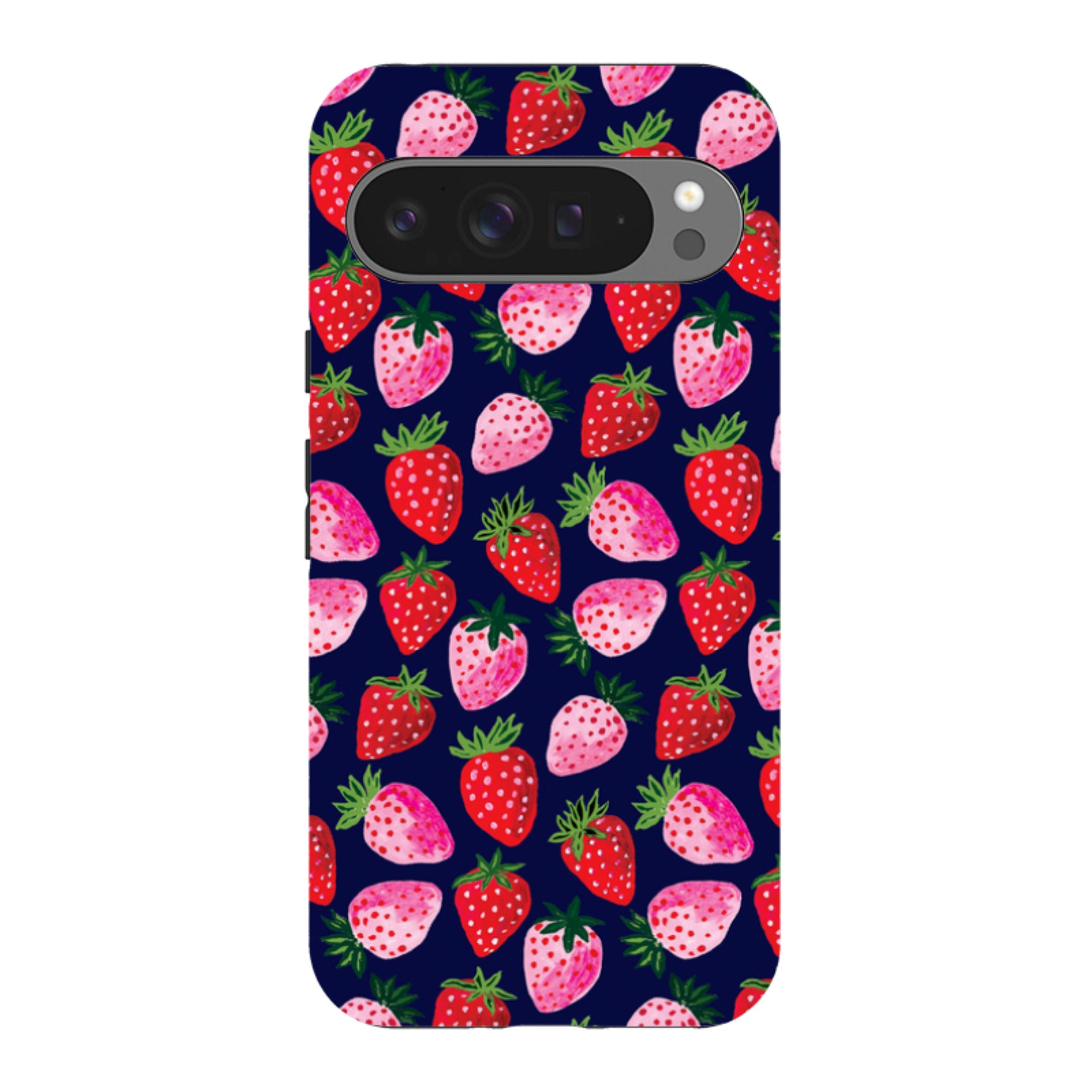 Google Tough Case - Strawberry Scatter Navy By Emma Frances Grant
