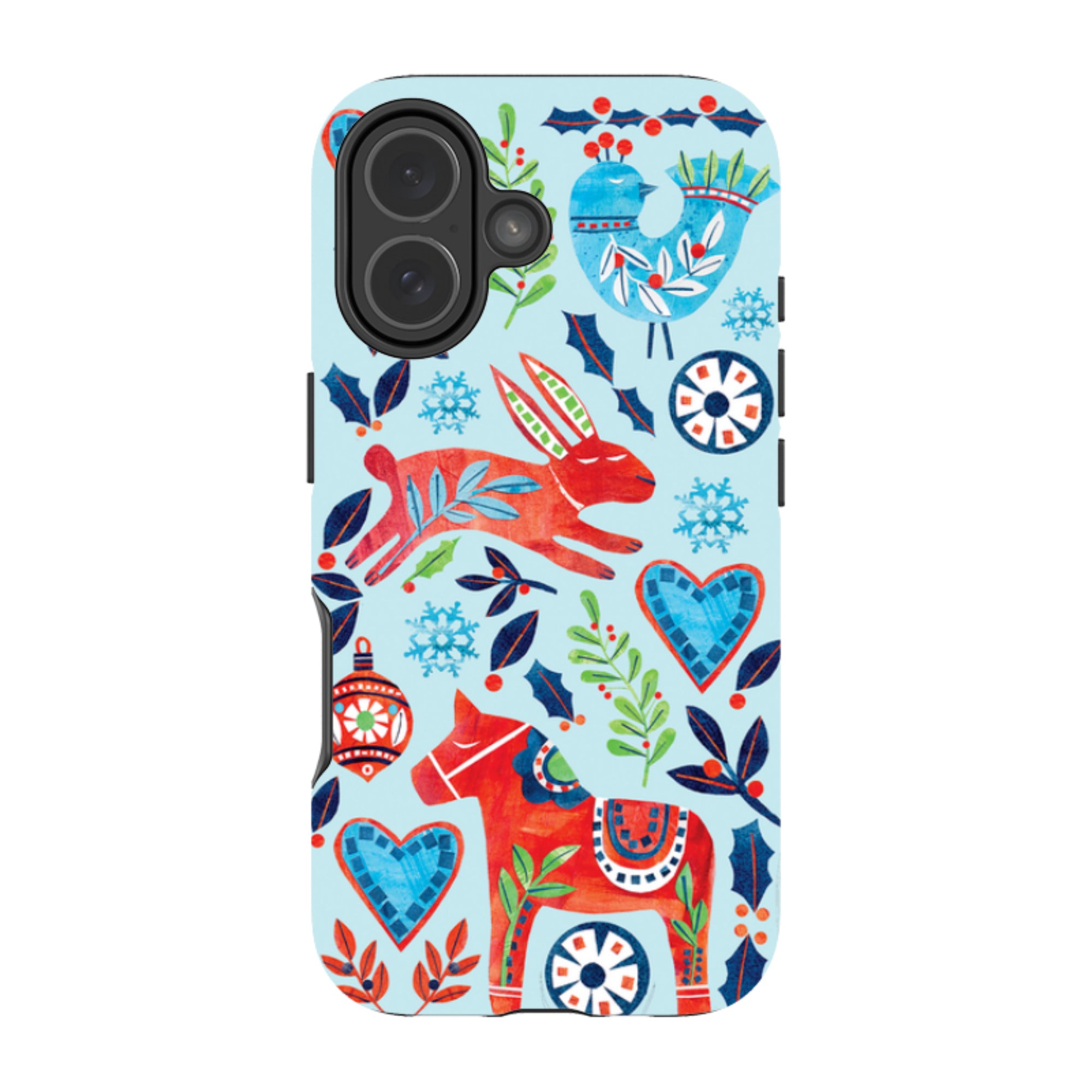 iPhone Tough Case - Scandi Holidays By Tracey English