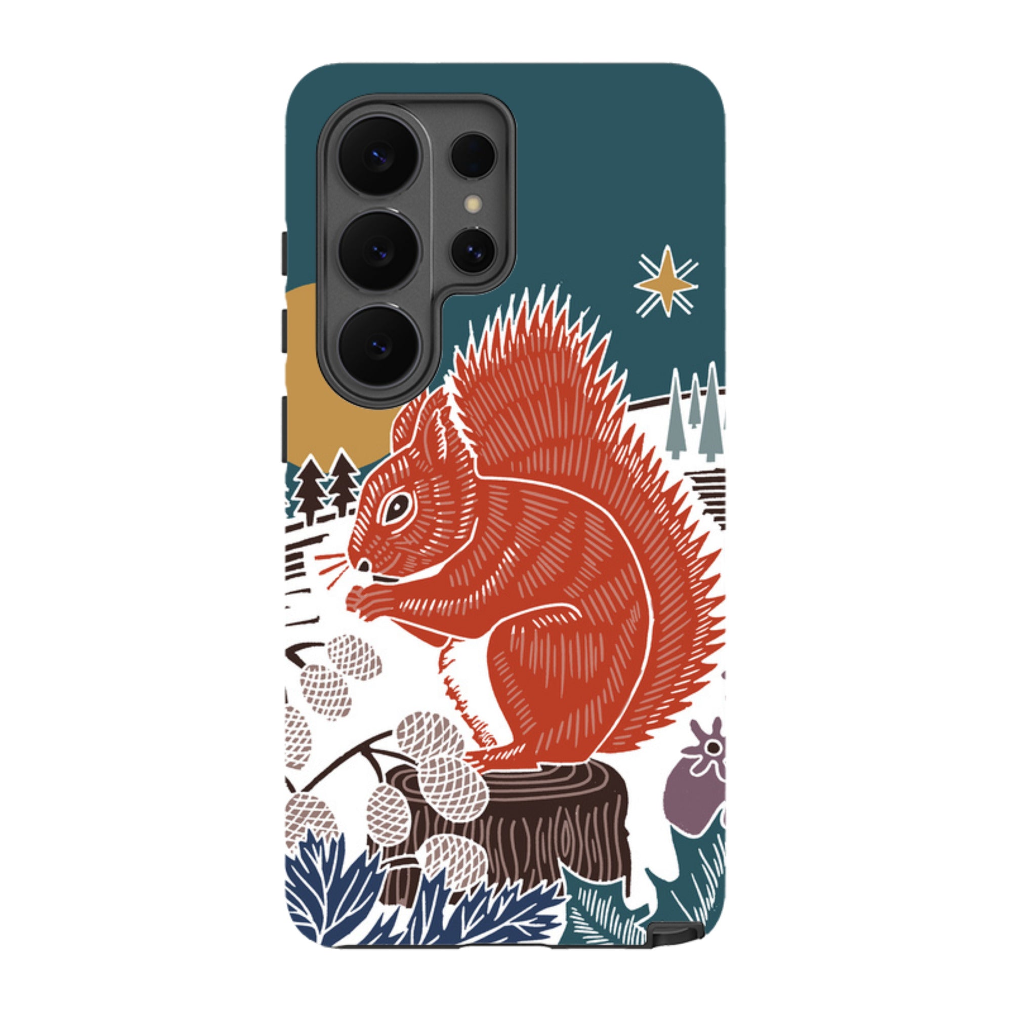 Samsung Tough Case - Winter Squirrel By Kate Heiss
