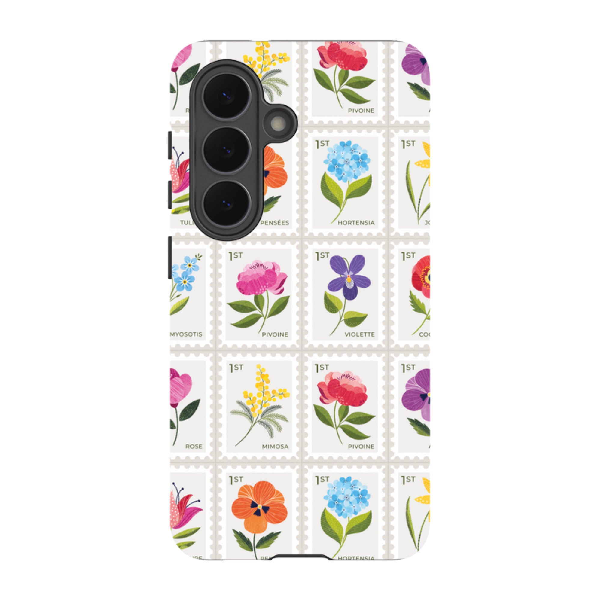 Samsung Tough Case - Floral Postage Stamps By Ali Brookes