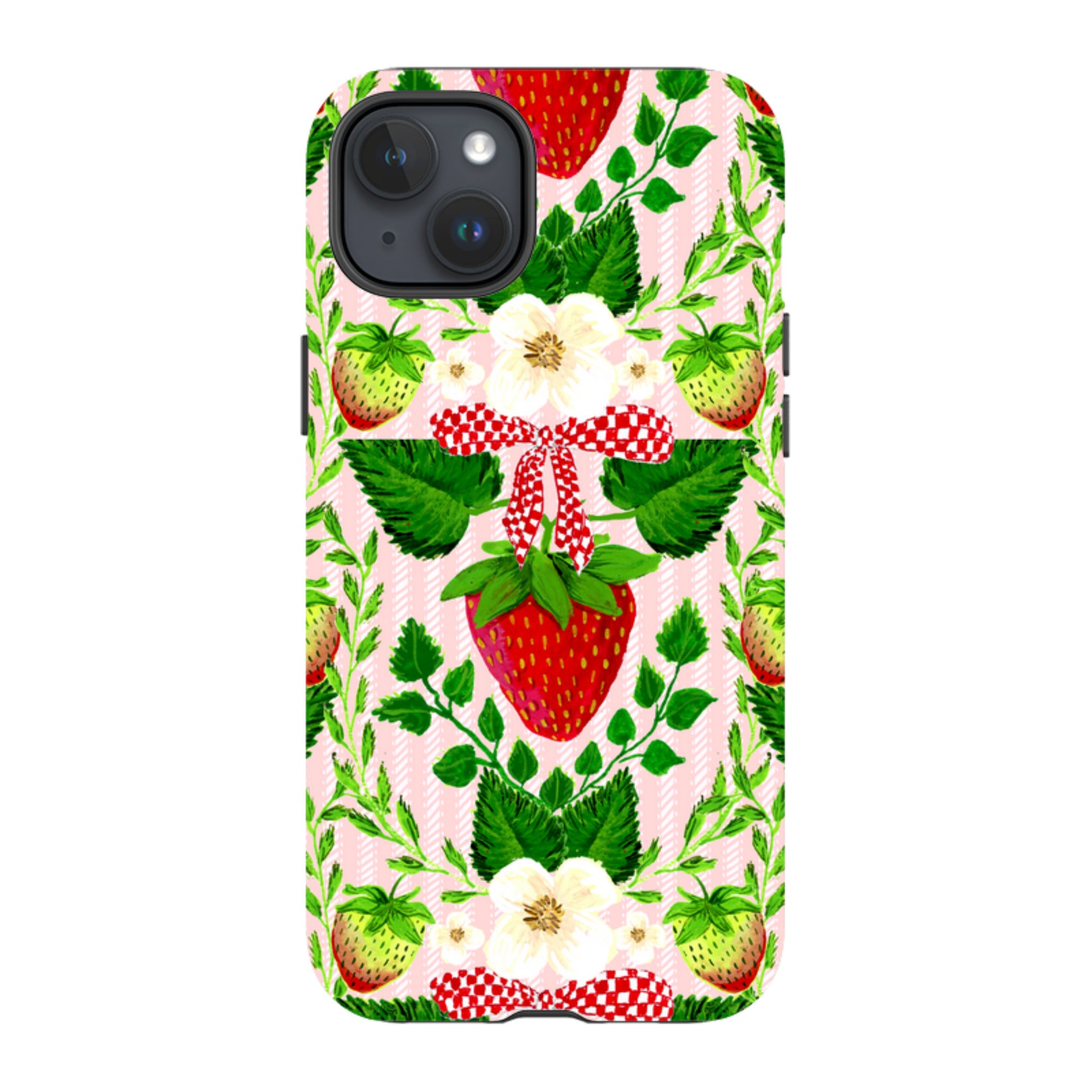 iPhone MagSafe Tough Case - Strawberries I By Abby Jacobs