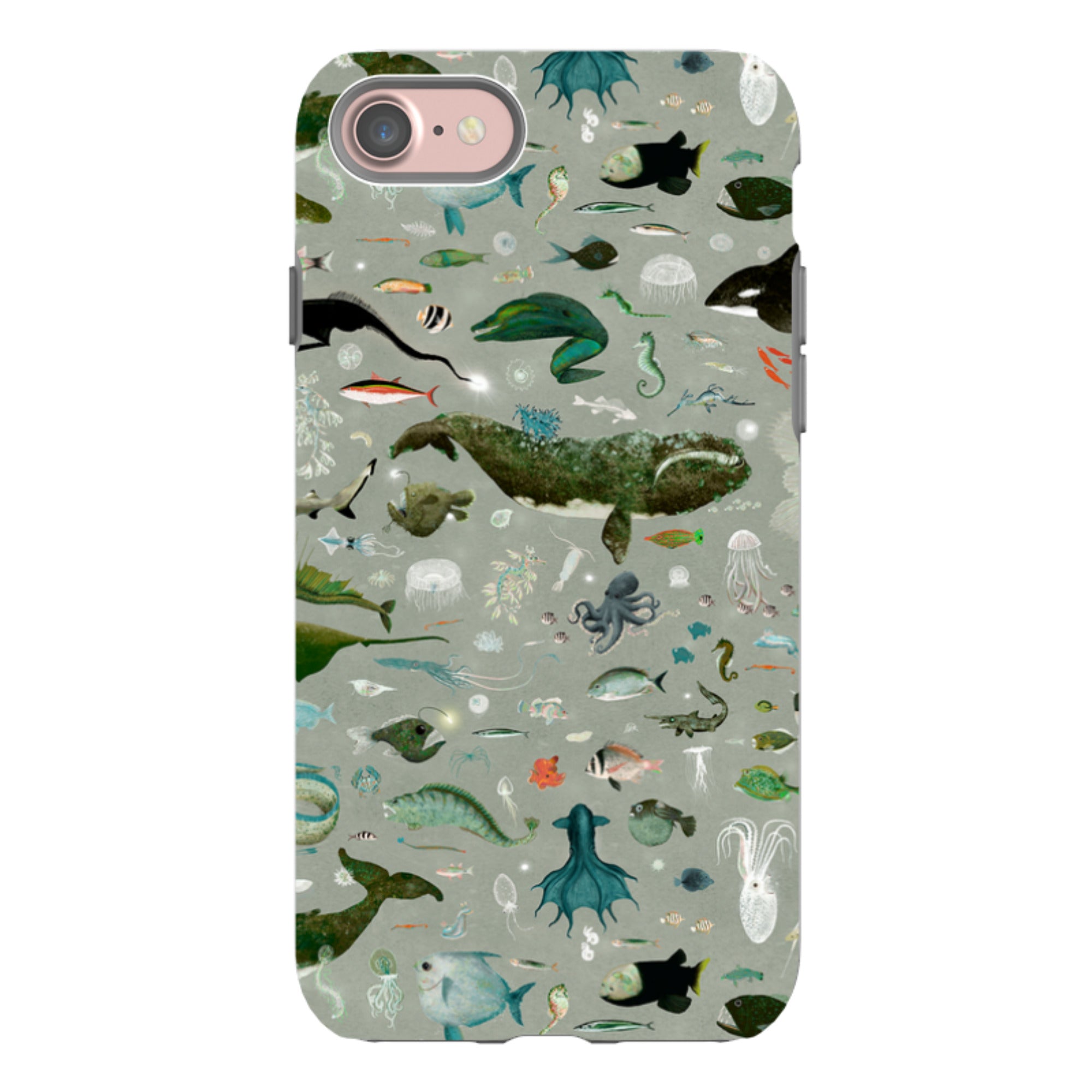 iPhone Tough Case - Moon Shadow By Katherine Quinn
