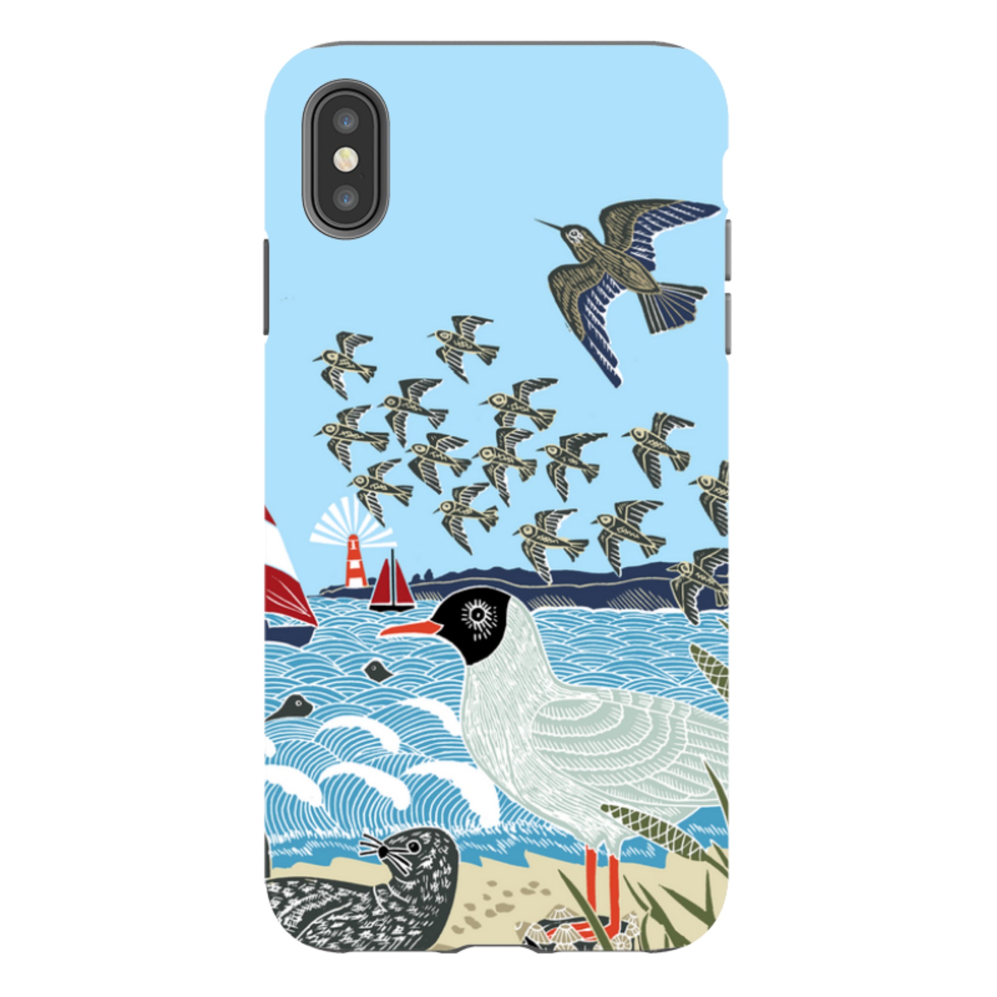 iPhone Case - Seagulls and Seals By Kate Heiss