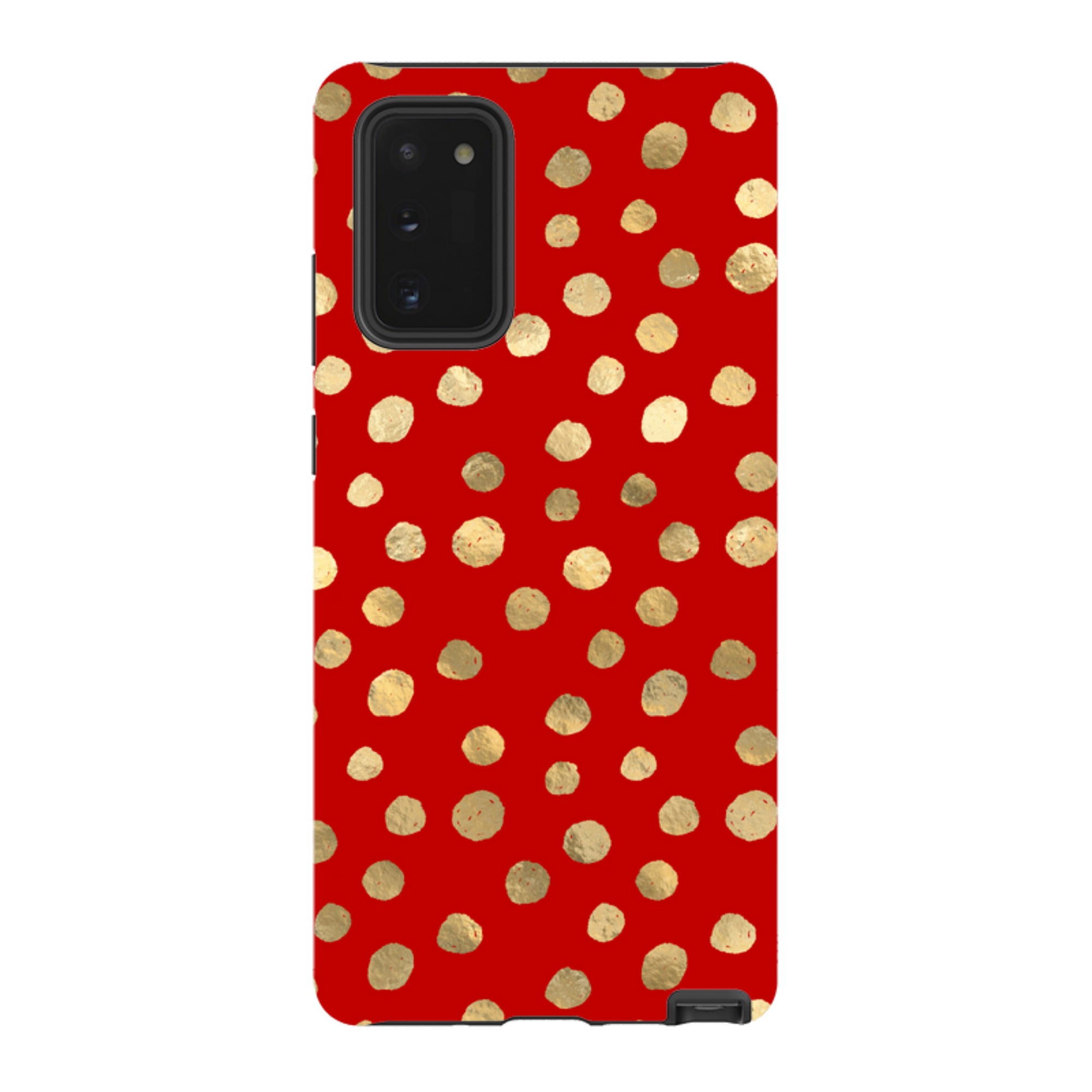 Samsung Tough Case - Burgundy and Gold Stars