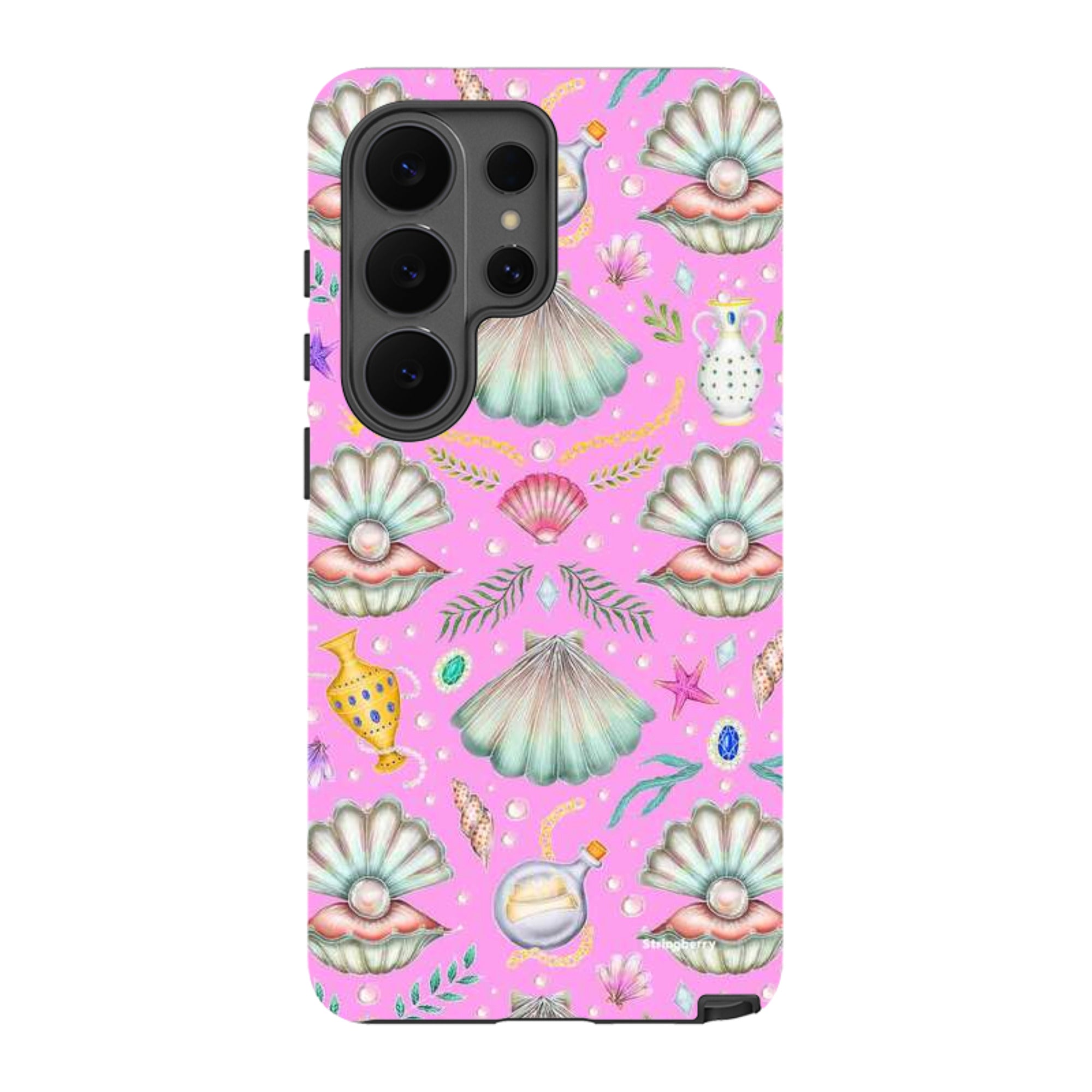 Samsung Tough Case - Pearl's Fantasy Candy Pink By Catherine Rowe