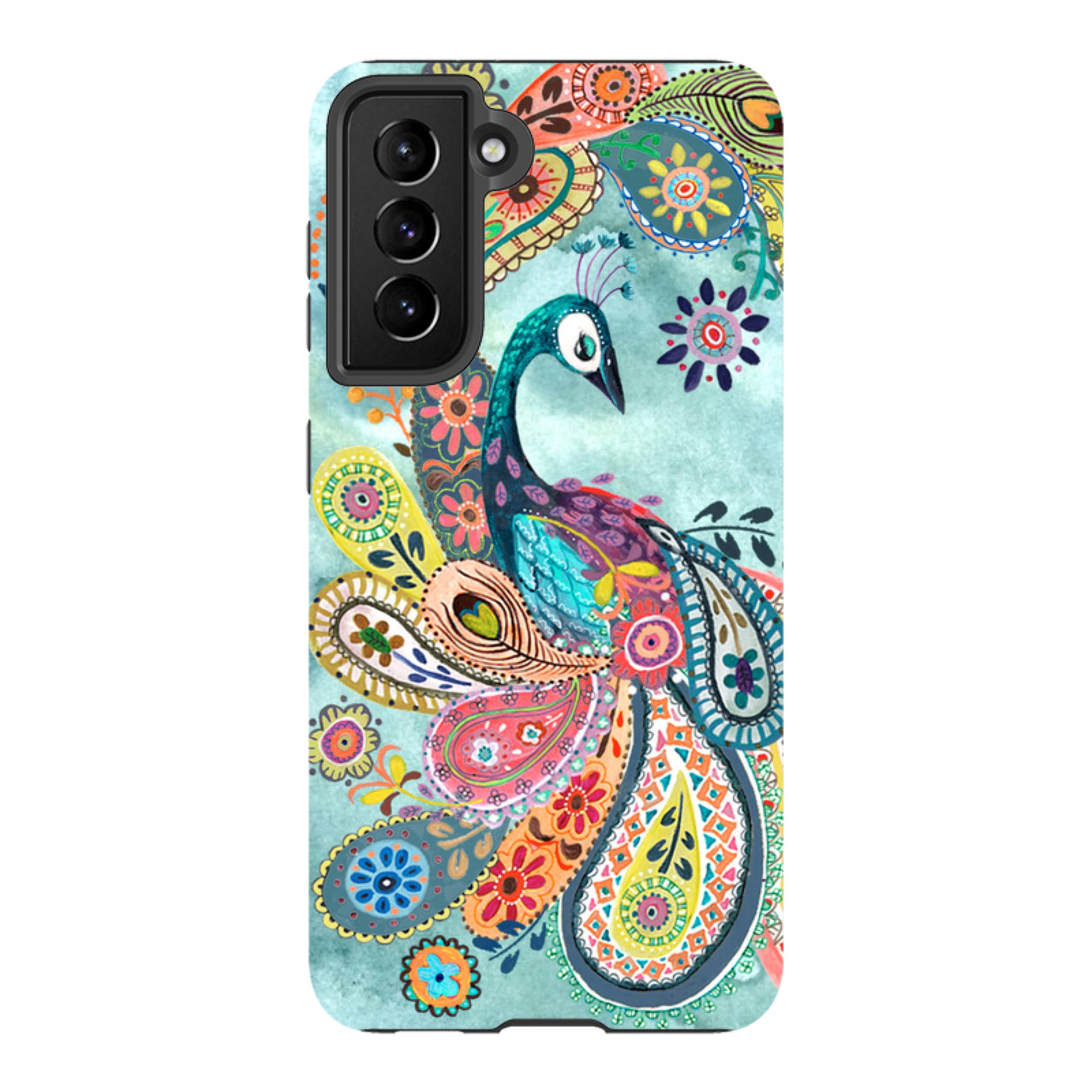 Samsung Tough Case - Peacock Dreams By Caroline Bonne Muller