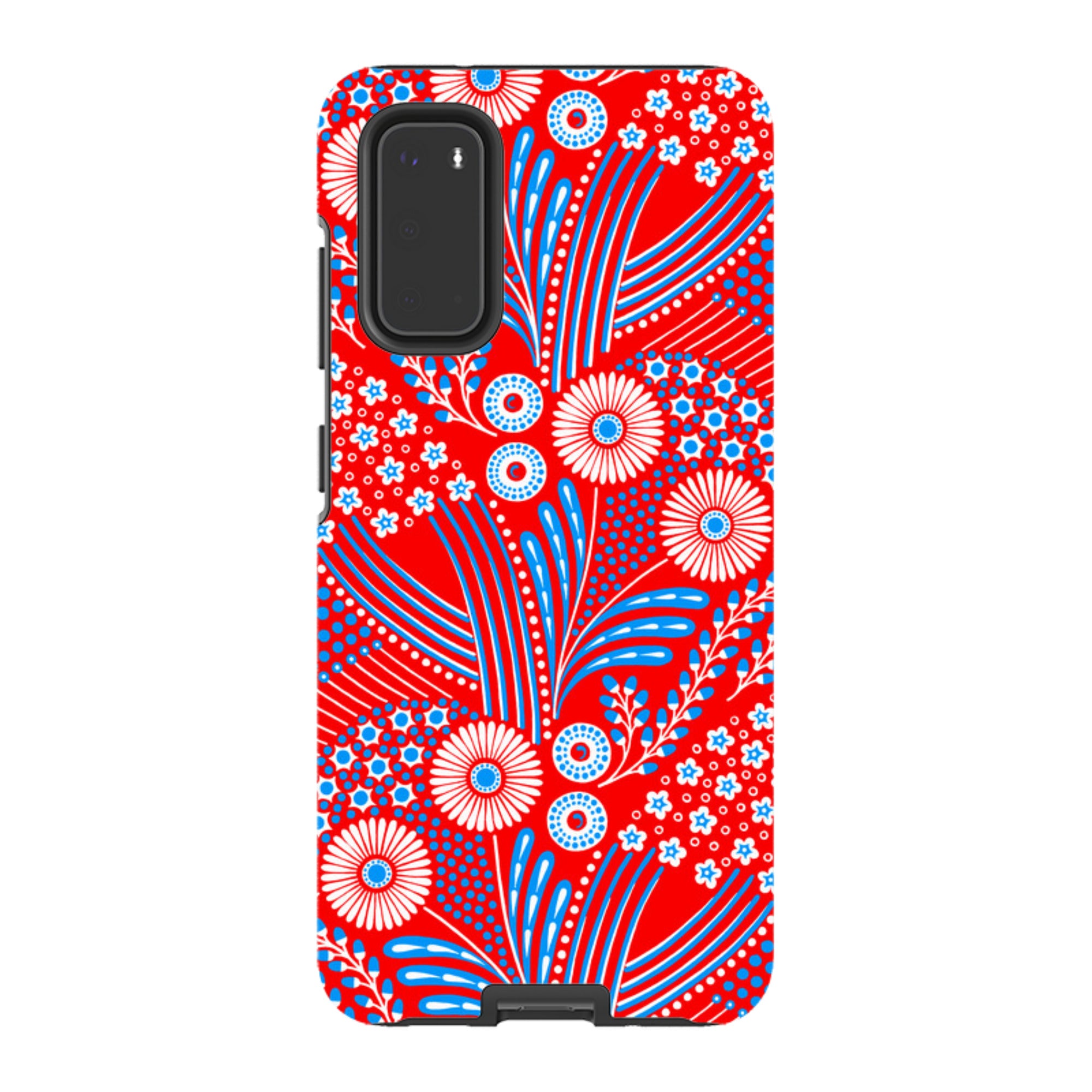 Samsung Tough Case - Red Bouquet By Cressida Bell