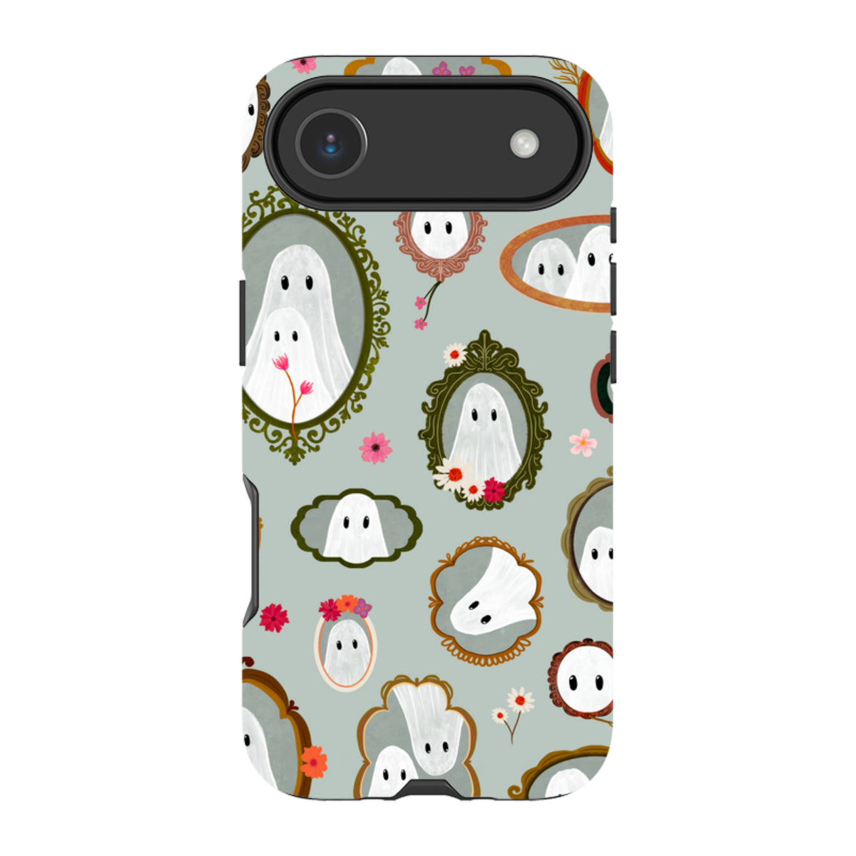 iPhone Tough Case - Framed Ghosts - Dusty Gourd By Katherine Quinn